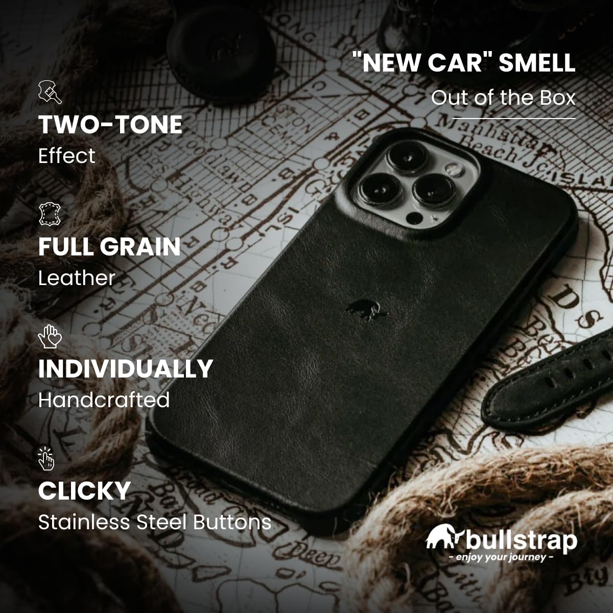 Premium Handcrafted Full-Grain Leather iPhone 12 Pro Max Case - Slim Fit MagSafe Compatible with Patina Finish | Durable Luxury Phone Cover for Business & Travel | Perfect Gift for Professionals