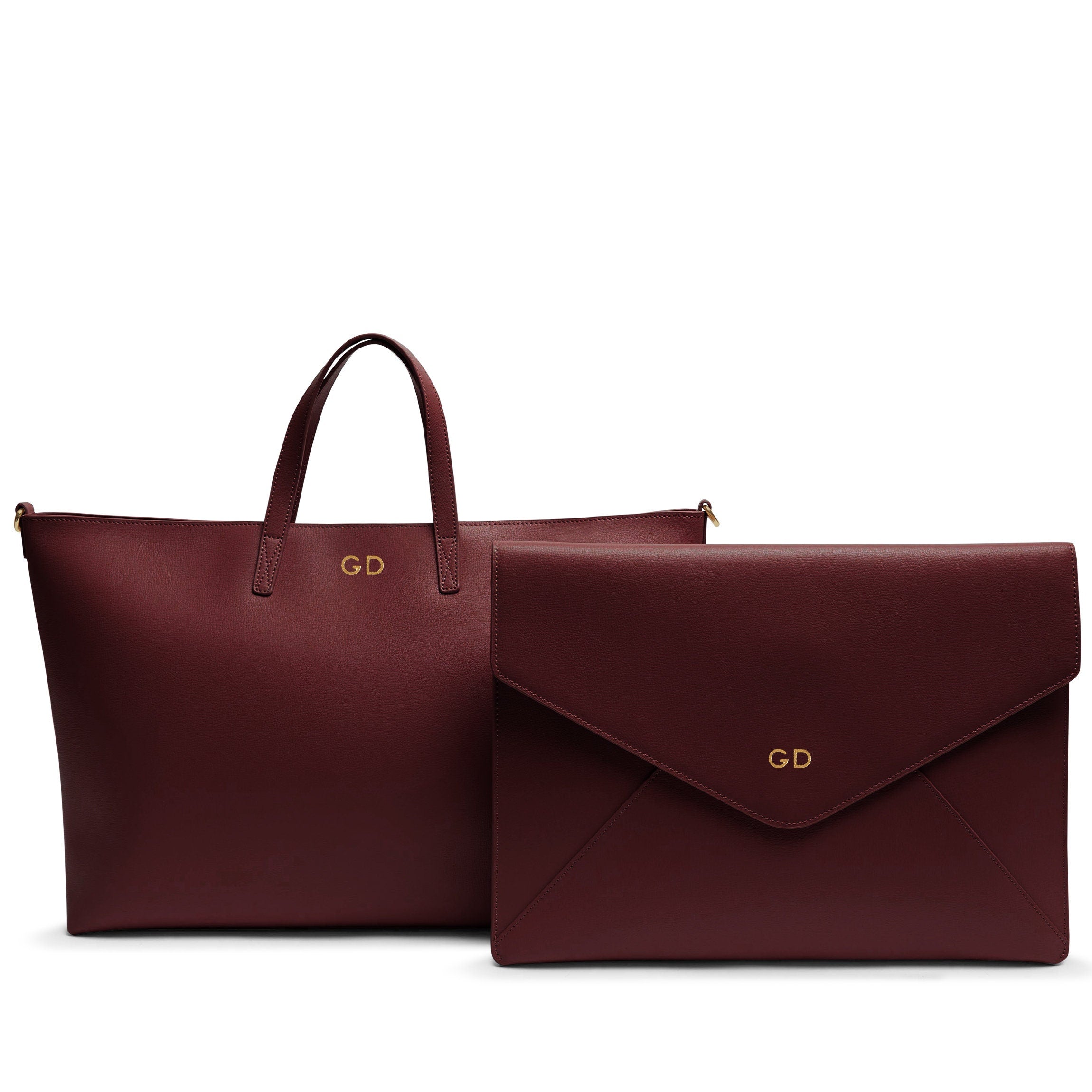 Premium Alex Laptop Bag Set in Oxblood Red - Stylish & Durable 15.6 Inch Computer Briefcase for Work, Business Travel & College | Perfect for Professionals & Students
