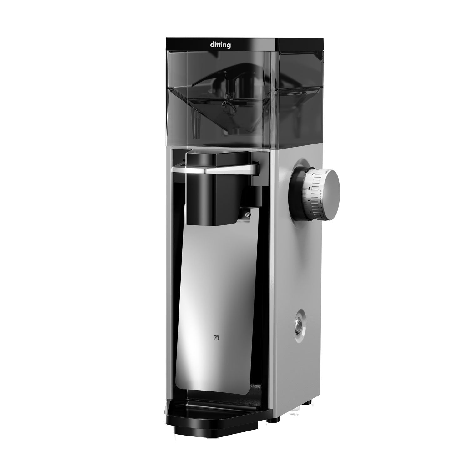 Ditting 807 Commercial Coffee Grinder - White with Smoke Hopper for Fresh Coffee Beans | Perfect for Cafes, Restaurants, and Coffee Shops