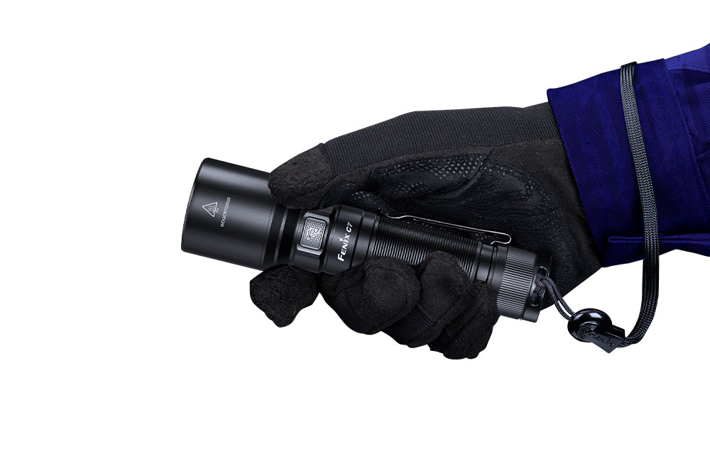 Fenix C7 Rechargeable LED Flashlight - 3000 Lumens High Performance, Waterproof, Long-Lasting Battery for Camping, Hiking, Emergency & Outdoor Adventures