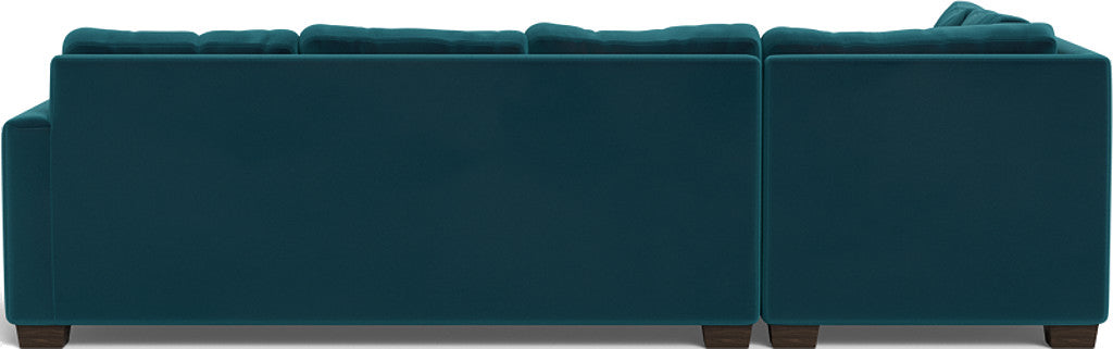 Track 121 Left Chaise Sleeper Sectional Sofa - Modern L-Shaped Convertible Couch with Pull-Out Bed for Living Room, Guest Room & Small Spaces