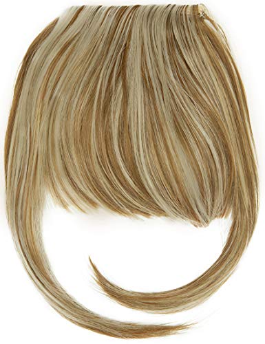 #3 Ginger Brown Mix Bleach Blonde-Neat Bangs
