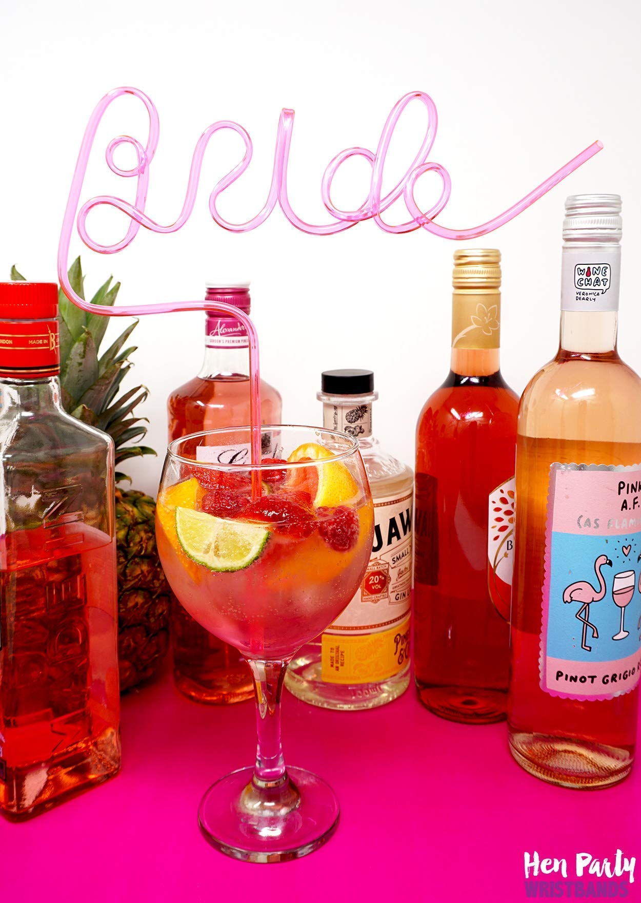 Bachelorette Party Straws - Bride to Be Drinking Straws - Hen Do Party Accessories - Fun Wedding Shower Decorations - Perfect for Bridal Showers, Girls' Night Out & Bachelorette Celebrations