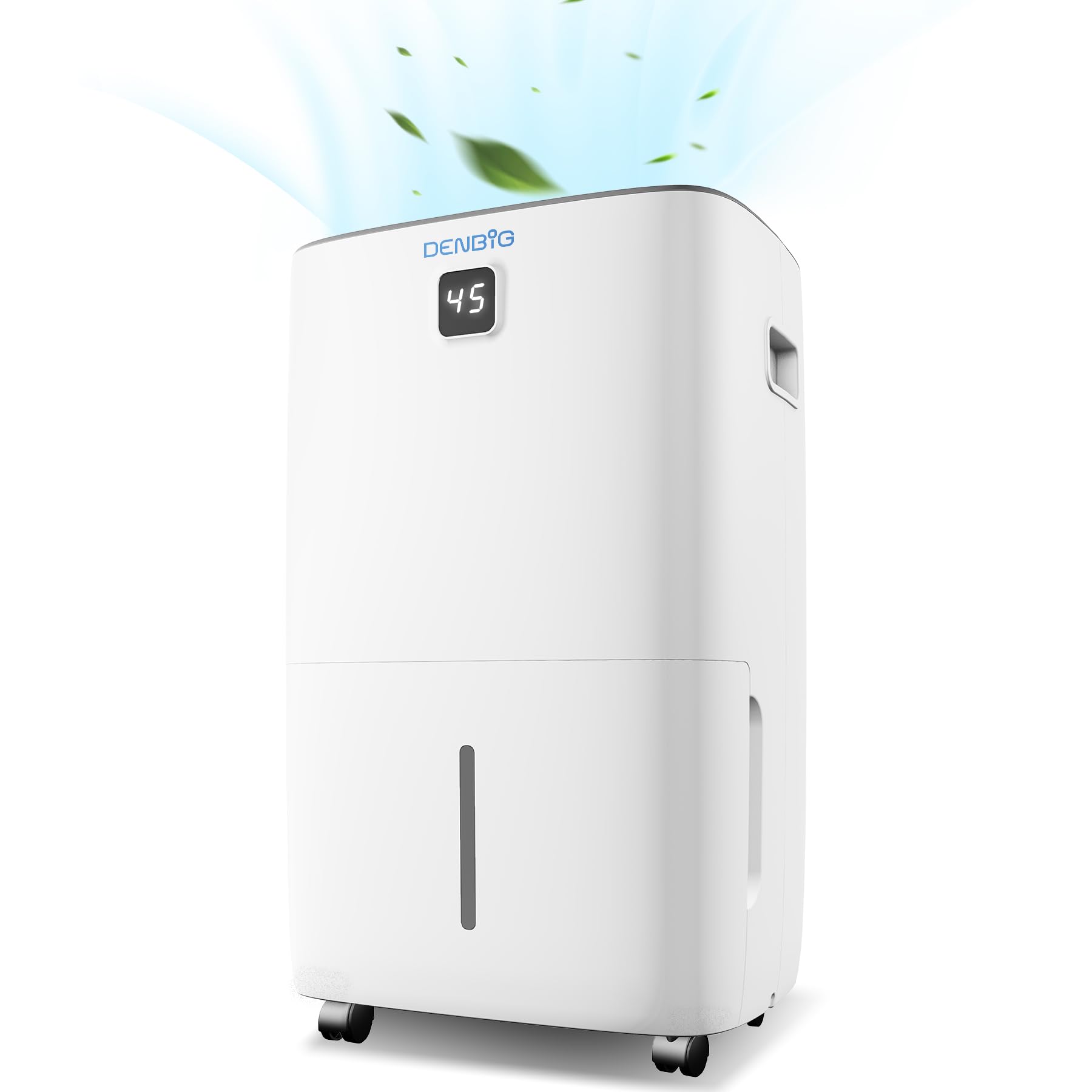 50 Pints Dehumidifier with Built-in Pump for Large Spaces up to 4,500 Sq. Ft - Washable Air Filter, 2 Gallon Water Tank & Drain Hose - Perfect for Home, Basement, Bedroom, Office & RV Use - Eliminates Moisture, Mold & Musty Odors