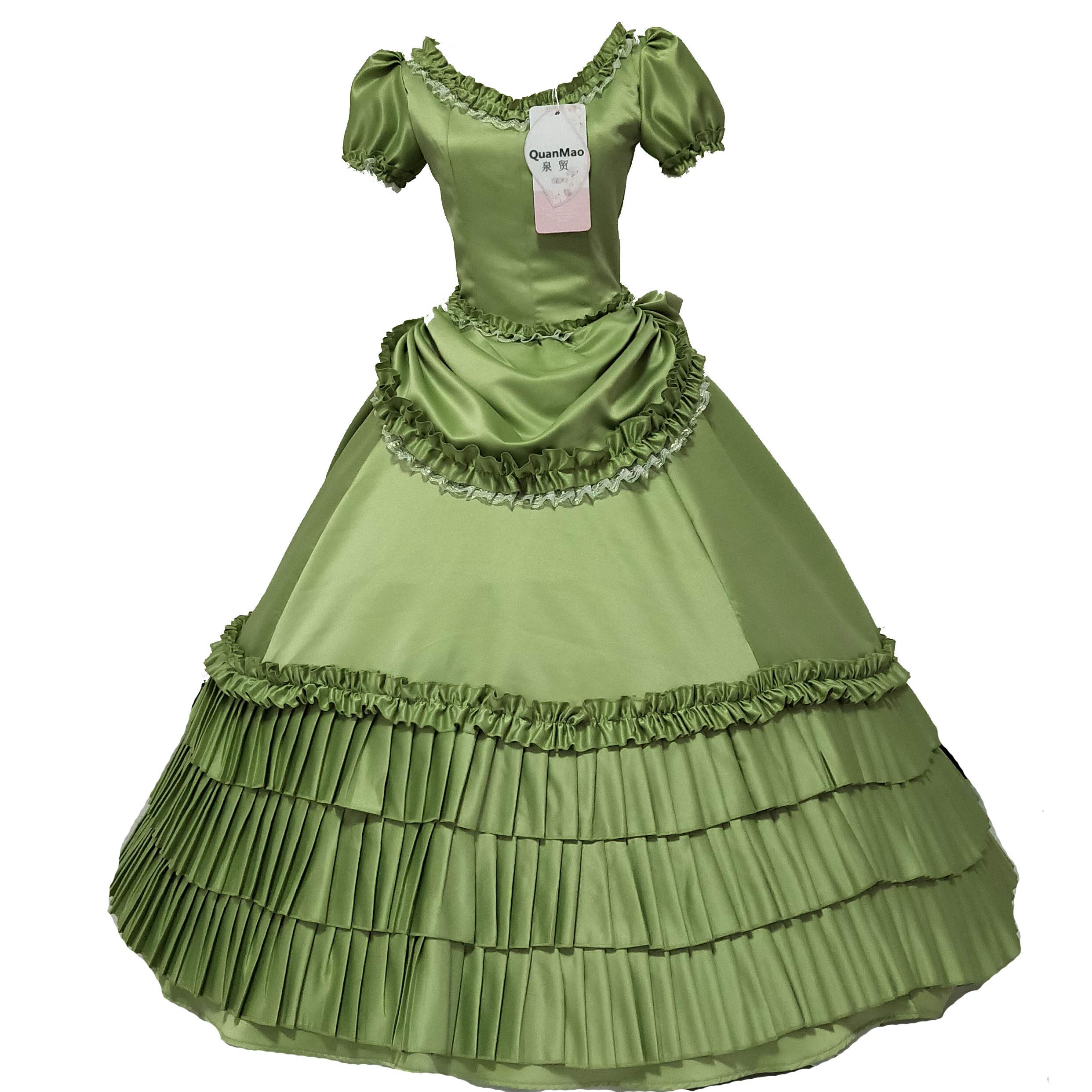 Victorian Rococo Dress for Women - Elegant Maiden Costume & Masquerade Ball Gown | Perfect for Renaissance Fairs, Cosplay, and Themed Parties