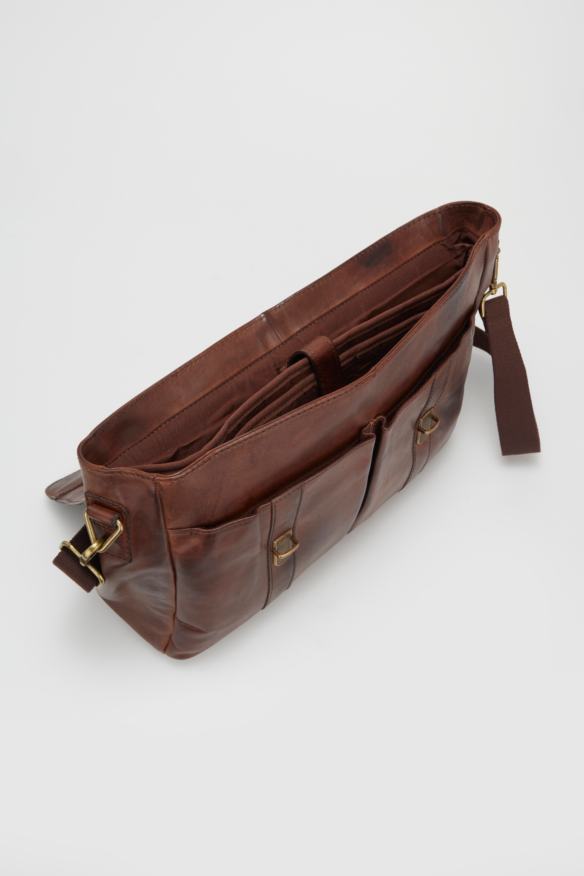 Premium Flynn Genuine Leather Briefcase for Men - Stylish & Durable Business Laptop Bag - Perfect for Office, Travel & Professional Meetings