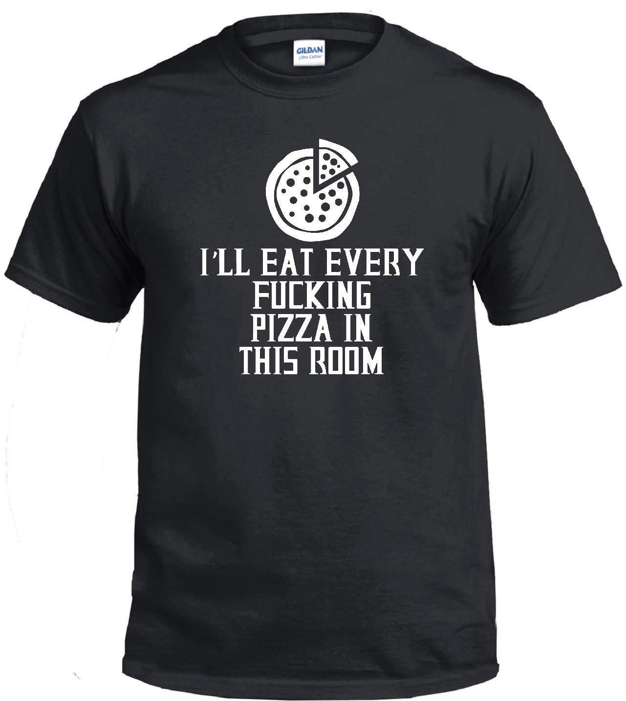 STUFF WITH ATTITUDE Every Pizza Black T-Shirt | Funny Pizza Lover Graphic Tee | Casual Streetwear for Men & Women | Perfect for Pizza Parties & Casual Outings