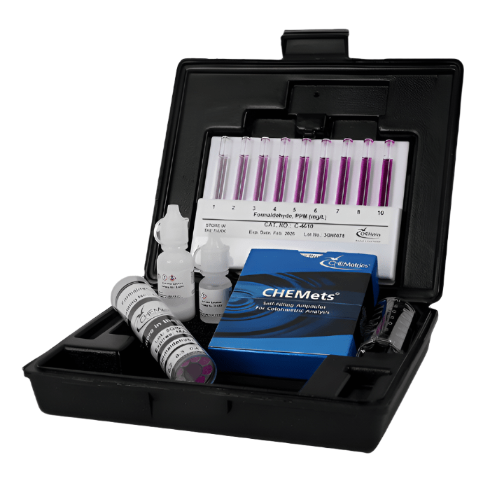 Formaldehyde Test Kit - Accurate 0.1 & 1.5 ppm Detection for Home Air Quality, DIY Testing, Indoor Safety Checks, and Environmental Monitoring