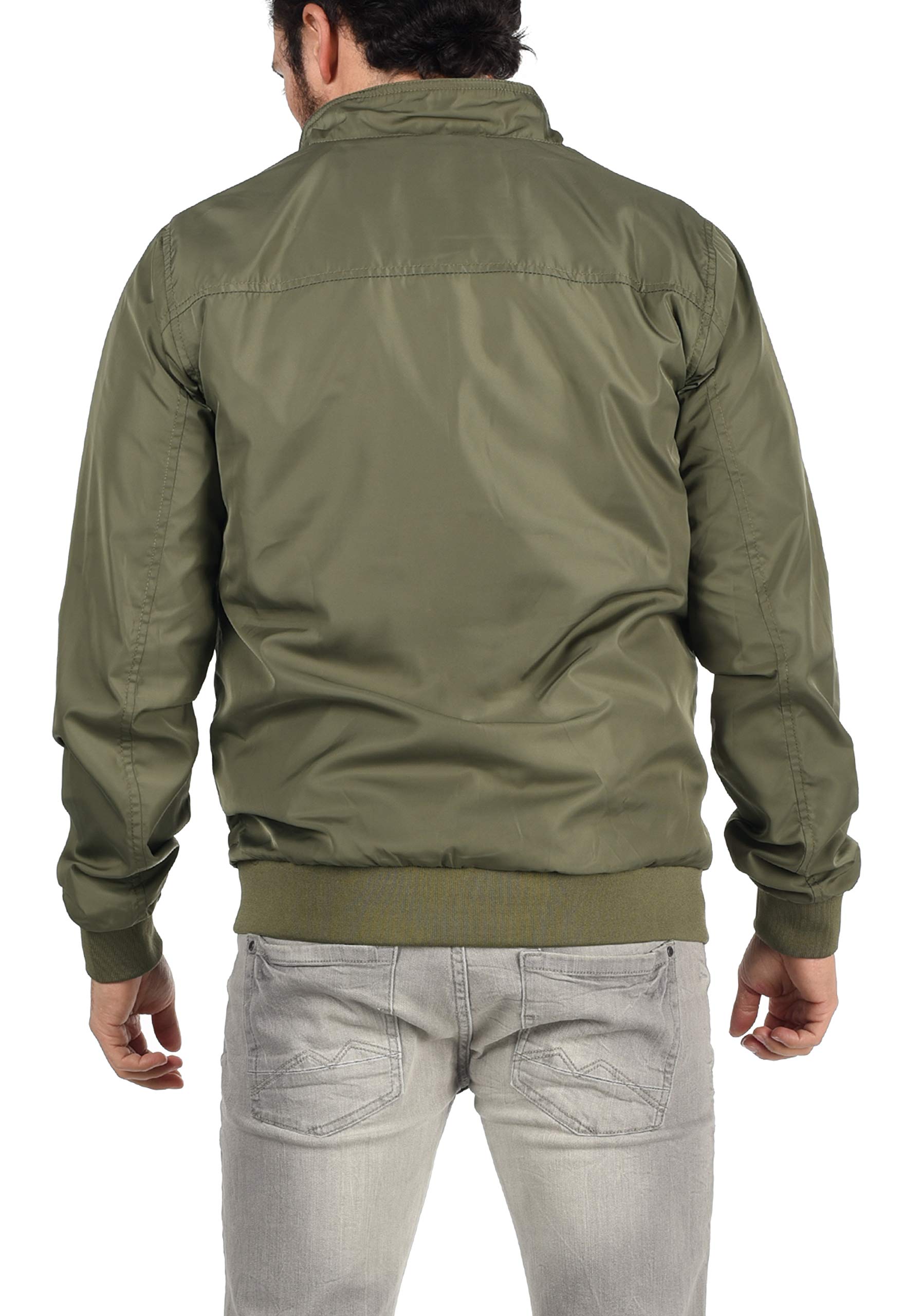 Blend BHZyklo Men's Softshell Jacket - Lightweight Water-Resistant Functional Jacket with Stand-Up Collar for Outdoor Hiking, Cycling & Casual Wear