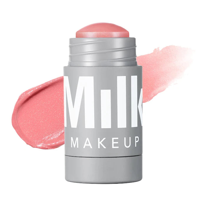 MILK MAKEUP Creamy Lip + Cheek Stick - Multi-Use Blush & Lip Tint for Natural Flush - Perfect for On-The-Go Touch Ups & Everyday Glow