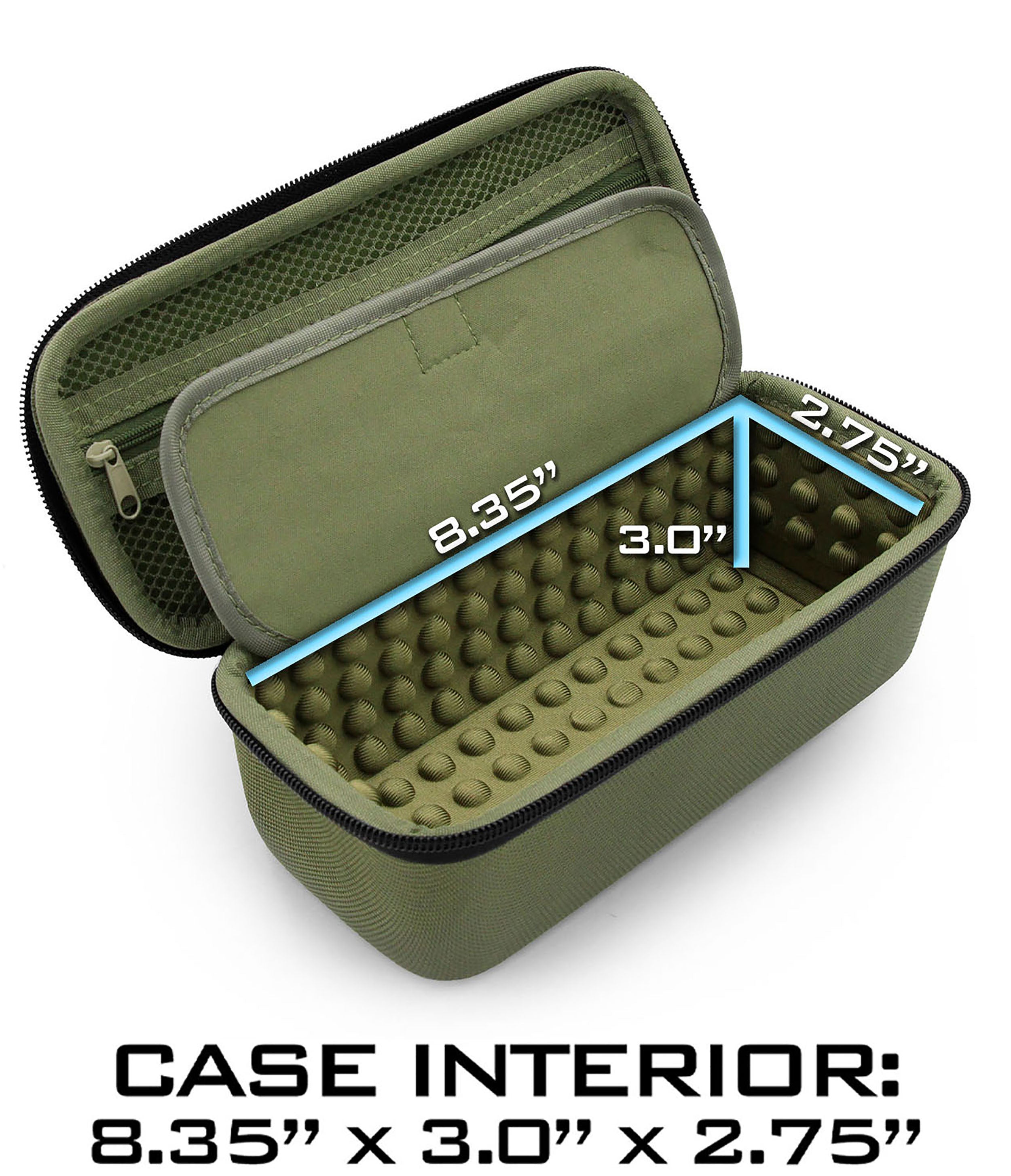CASEMATIX Travel Case for Sonos Roam Speaker - Shockproof Padded Protective Cover with Carabiner Clip & Cable Storage | Perfect for Outdoor Adventures, Travel & Daily Commute