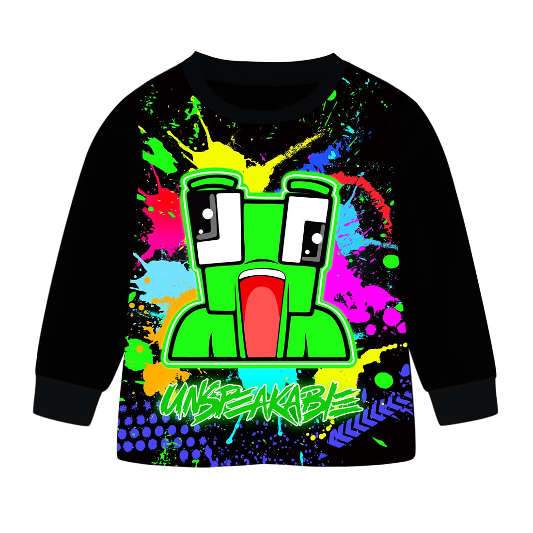 Boys' Cartoon Pajama Sets for Kids 5-13 Years - Soft Cotton Sleepwear with Fun Game Prints for Bedtime & Lounge Wear