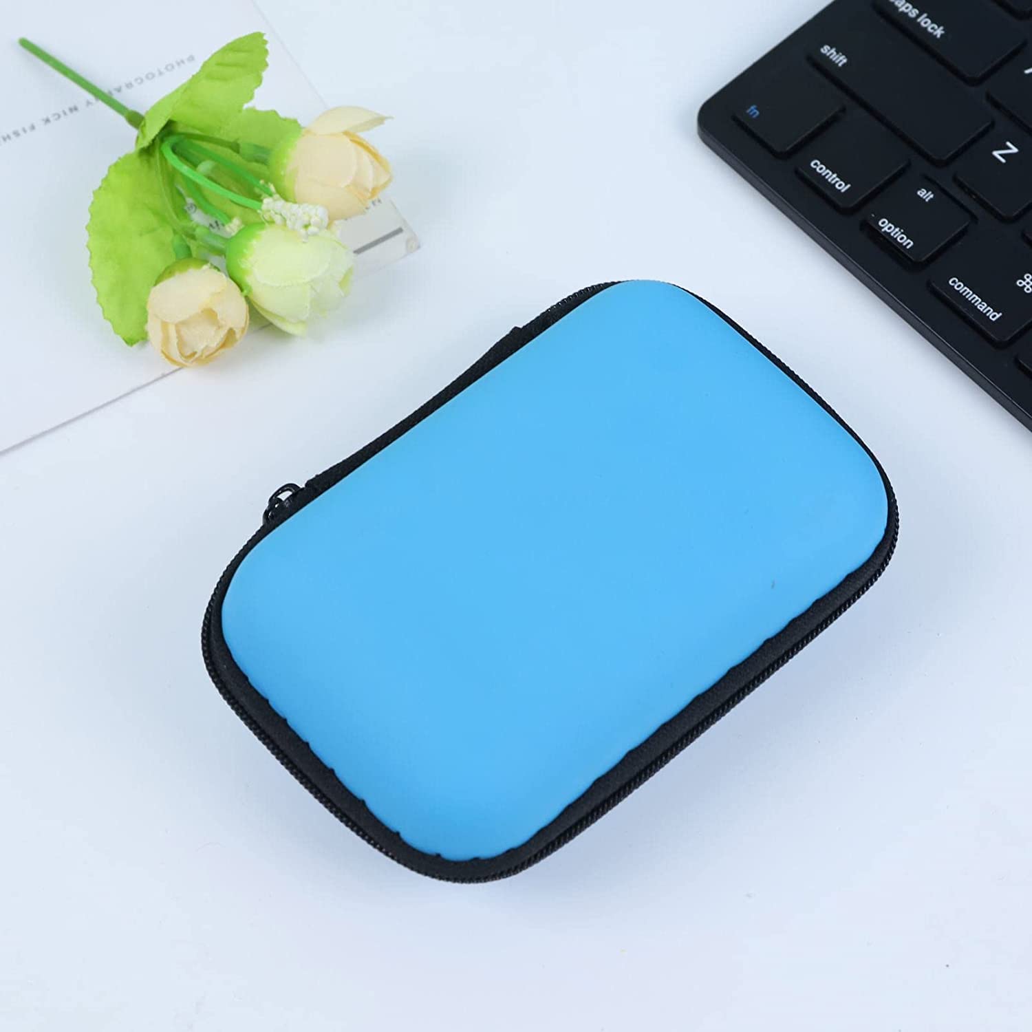 1/5Pcs Travel Cable Organizer Bag - Waterproof Mesh Electronic Accessories Case for Chargers, Hard Drives, Headphones & Game Cards - Perfect for Travel, Office & Home Organization