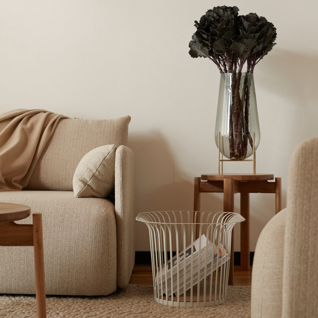 Theresa Arns Stilt Vase - Modern Ceramic Home Decor Vase for Living Room, Dining Table, and Office Desk Centerpiece