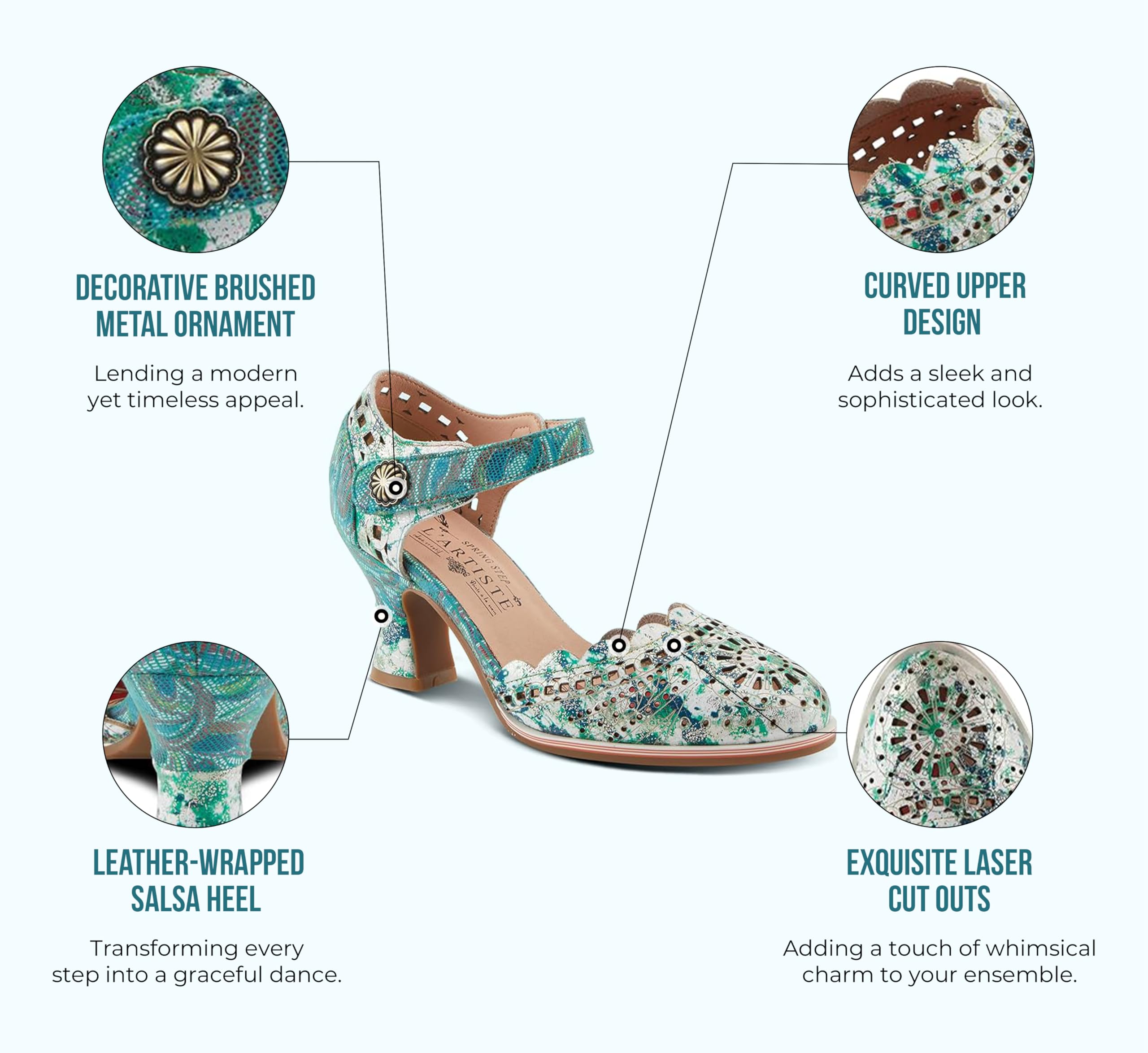Spring Step L'Artiste Women's Luxe Pump - Comfortable Dress Shoes for Work, Wedding & Special Occasions | Elegant High Heels for Women | Fashionable Office & Evening Wear