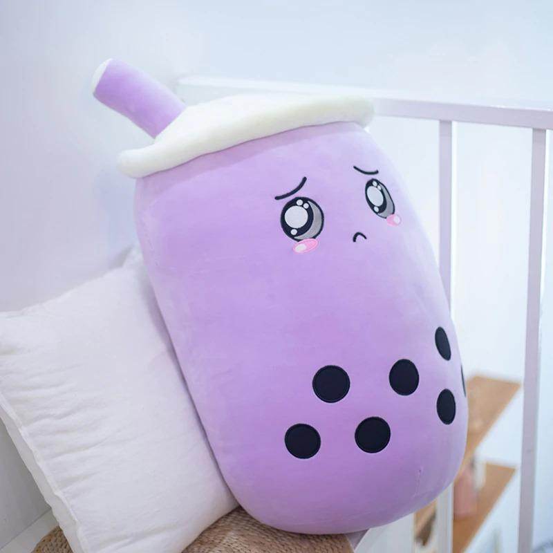 Boba Buddies Bubble Tea Plush Toy - Cute Kawaii Boba Drink Stuffed Animal for Kids & Adults - Perfect for Anime Lovers, Room Decor, and Bubble Tea Enthusiasts