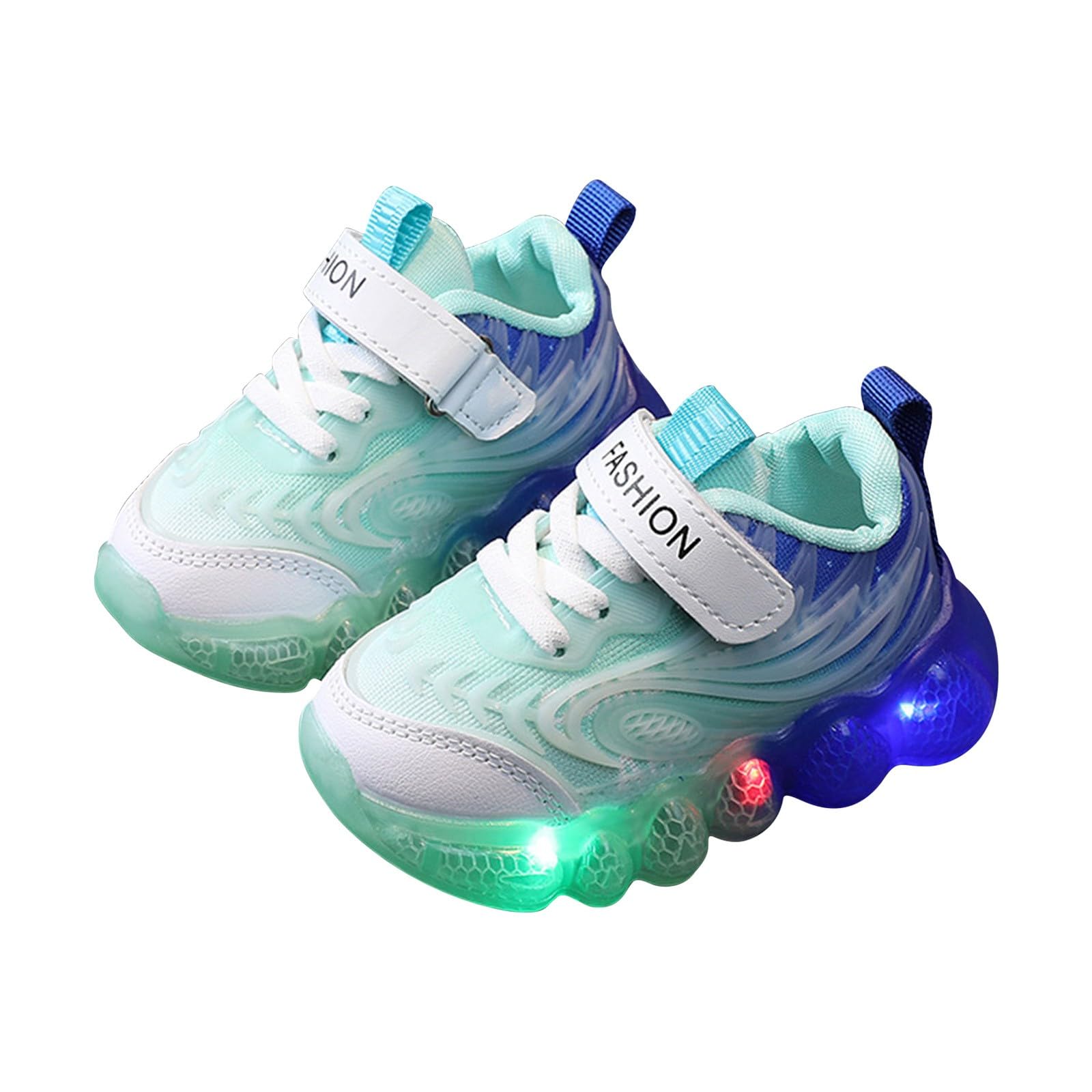 Eoailr LED Light Up Sneakers for Toddlers - Breathable Infant Sports Shoes for Girls & Boys - Comfortable Casual Kids Shoes for Running, Walking & Playtime