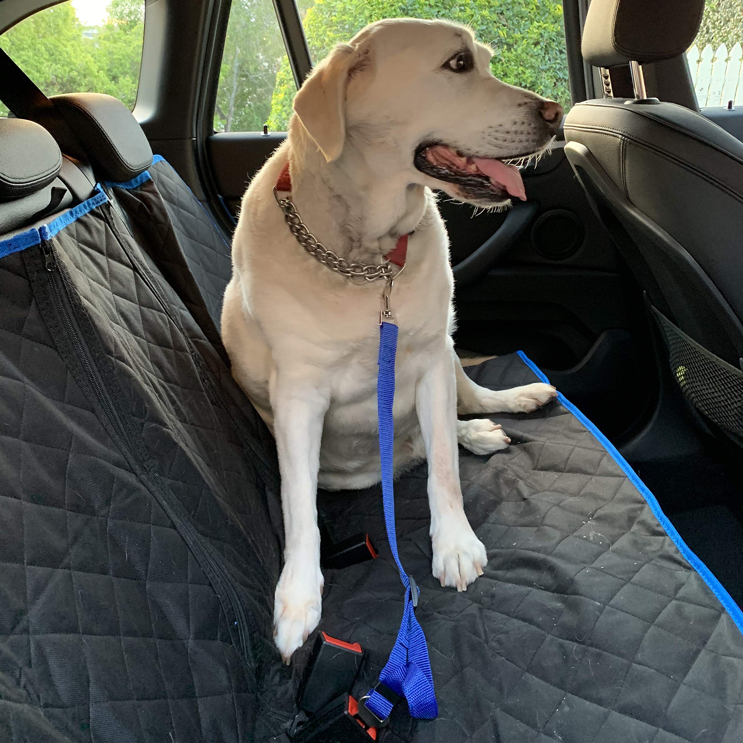 Vivki™ Luxury Dog Car Seat Cover - Heavy Duty Waterproof Pet Seat Protector with Seat Belt & Non-Slip Design for Cars, SUVs, Trucks | Perfect for Road Trips, Daily Commutes & Pet Travel Protection