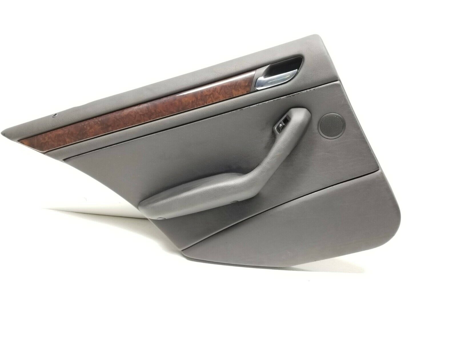 BMW E46 Sedan Rear Left Driver Side Door Trim Panel - OEM Replacement Part (Fits 125k Miles) - Perfect for Interior Repair & Restoration Projects