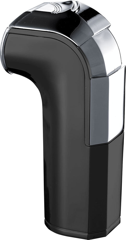 Premium Triple Torch Cigar Lighter - Windproof Butane Lighter for Cigars, Cigarettes & Outdoor Use - Durable Black Finish (Great for Camping, BBQ & Travel)