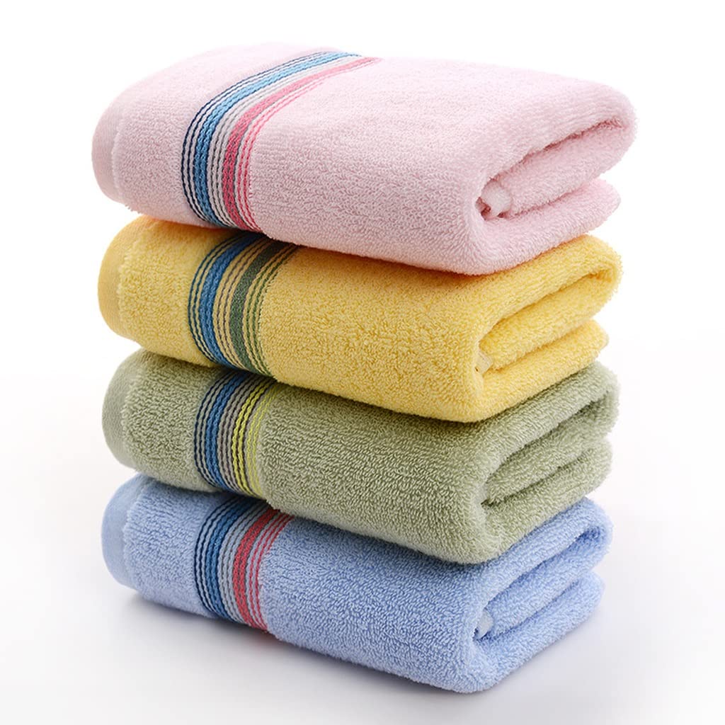 FMURY Premium Cotton Absorbent Face Towels - Soft & Gentle for Skincare, Makeup Removal & Salon Use - 12 Pack (White) | Ideal for Daily Beauty Routine, Spa Treatments & Home Essentials