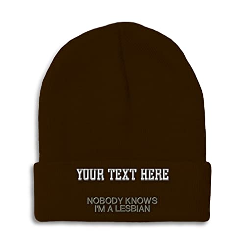 Brown Personalized Text Here
