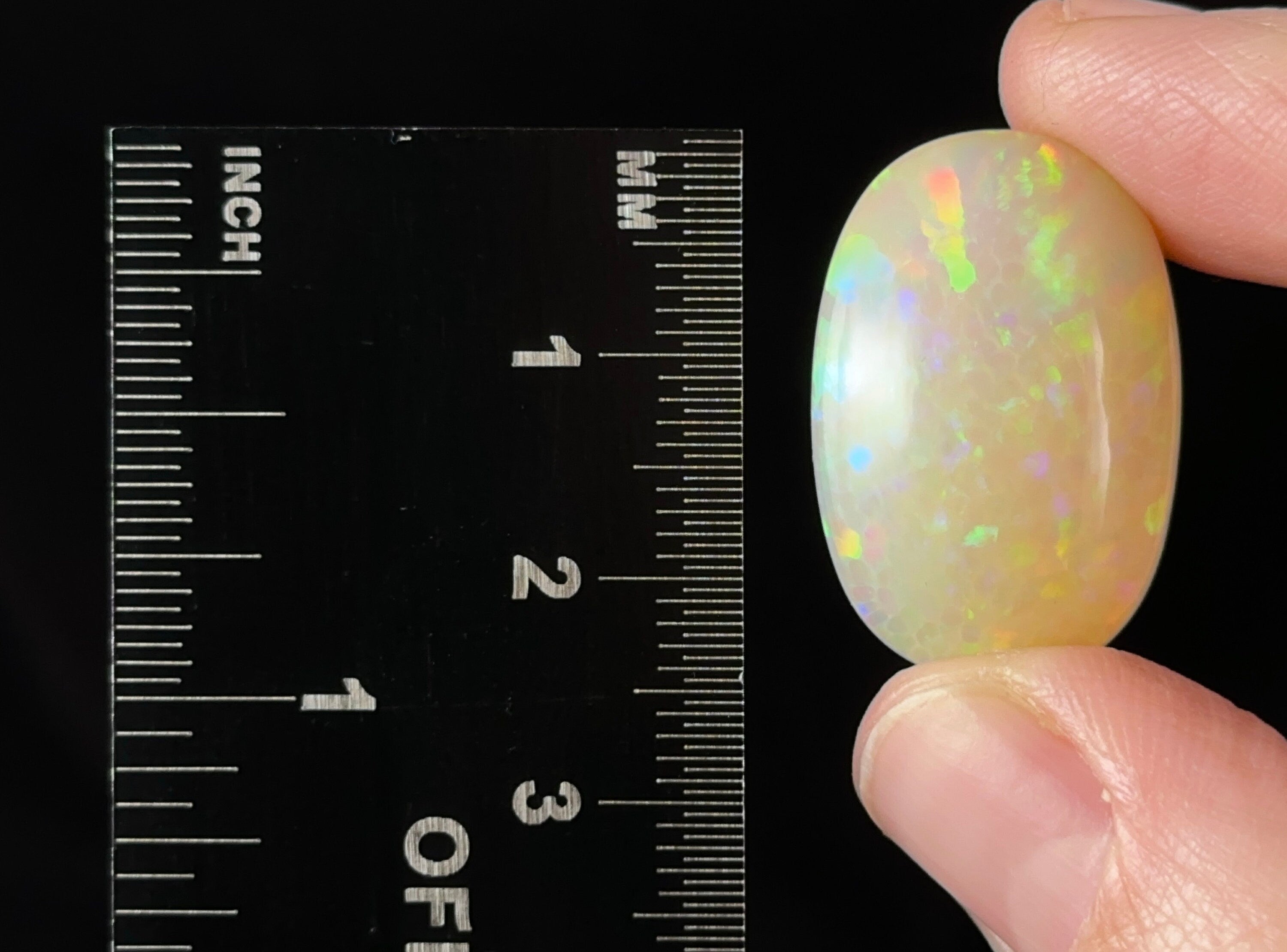AAA Welo Opal Cabochon - Premium Natural Opal Gemstone for Jewelry Making (54595) | Perfect for Rings, Pendants & DIY Craft Projects