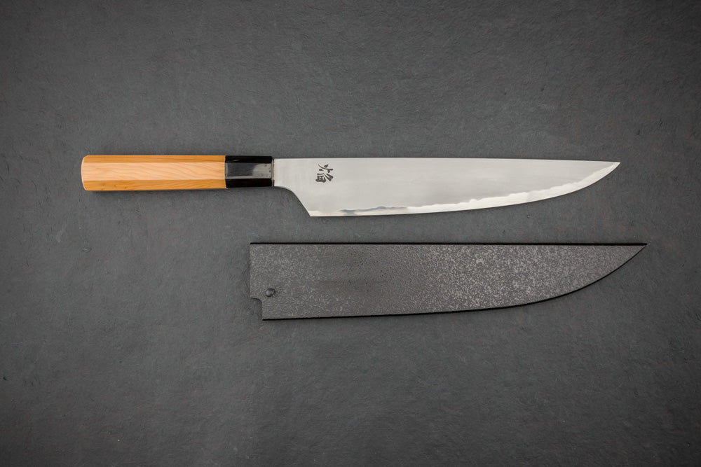 Premium Sakai Takayuki Homura Kogetsu Sujihiki Knife 240mm - Handcrafted Japanese Slicing Knife for Sushi, Meat & Delicate Cutting | Professional Chef & Home Cooking Essential