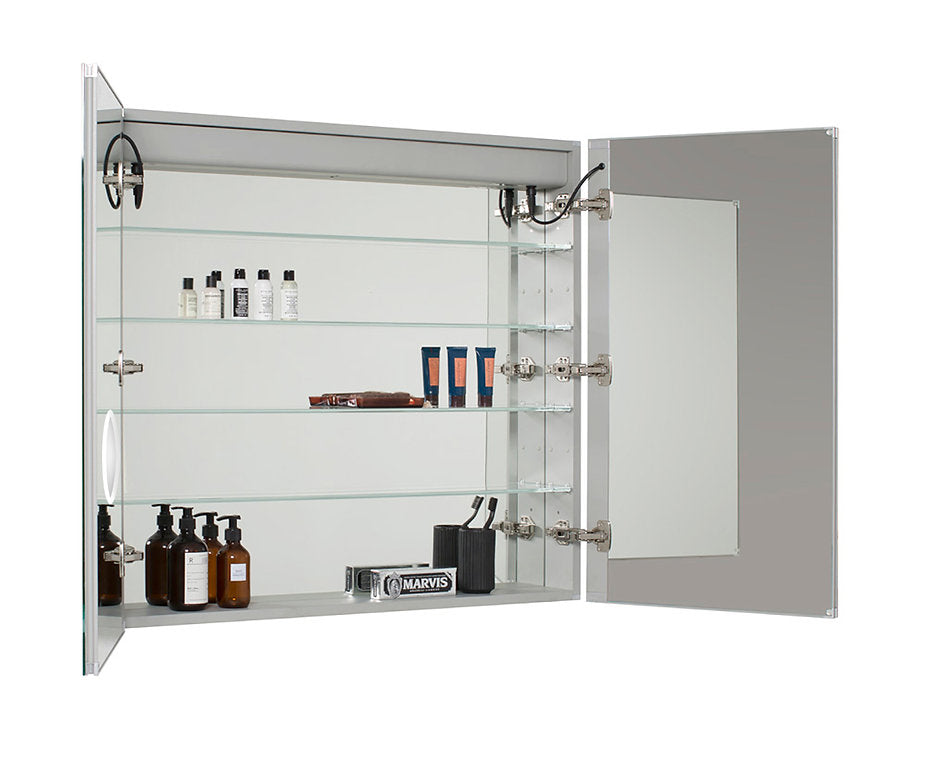 Aquadom Royale Plus 36x36 LED Lighted Bathroom Medicine Cabinet - Perfect for Modern Homes, Spas & Luxury Hotels