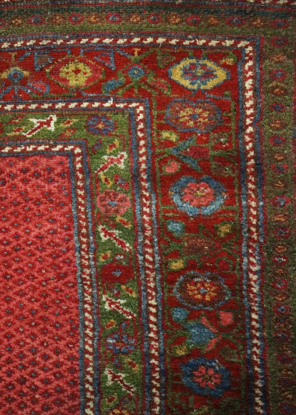 Handmade Antique Kurd Tribal Rug - Authentic Traditional Handwoven Wool Carpet for Home Decor, Living Room, Bedroom & Office | J67893