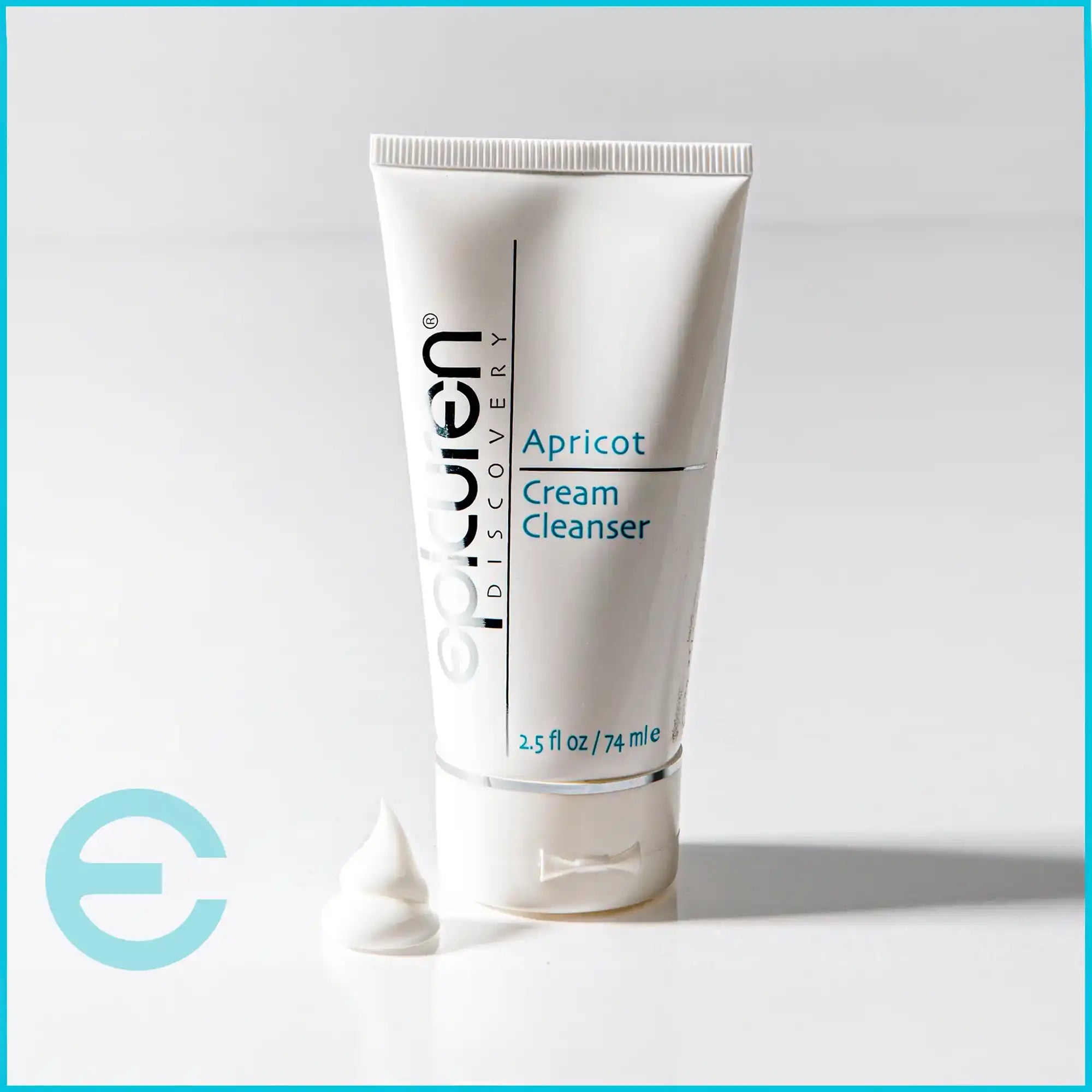 Epicuren Apricot Cream Cleanser - Gentle Exfoliating Face Wash for Dry & Sensitive Skin | Hydrating & Nourishing Daily Facial Cleanser | Perfect for Morning & Night Skincare Routine