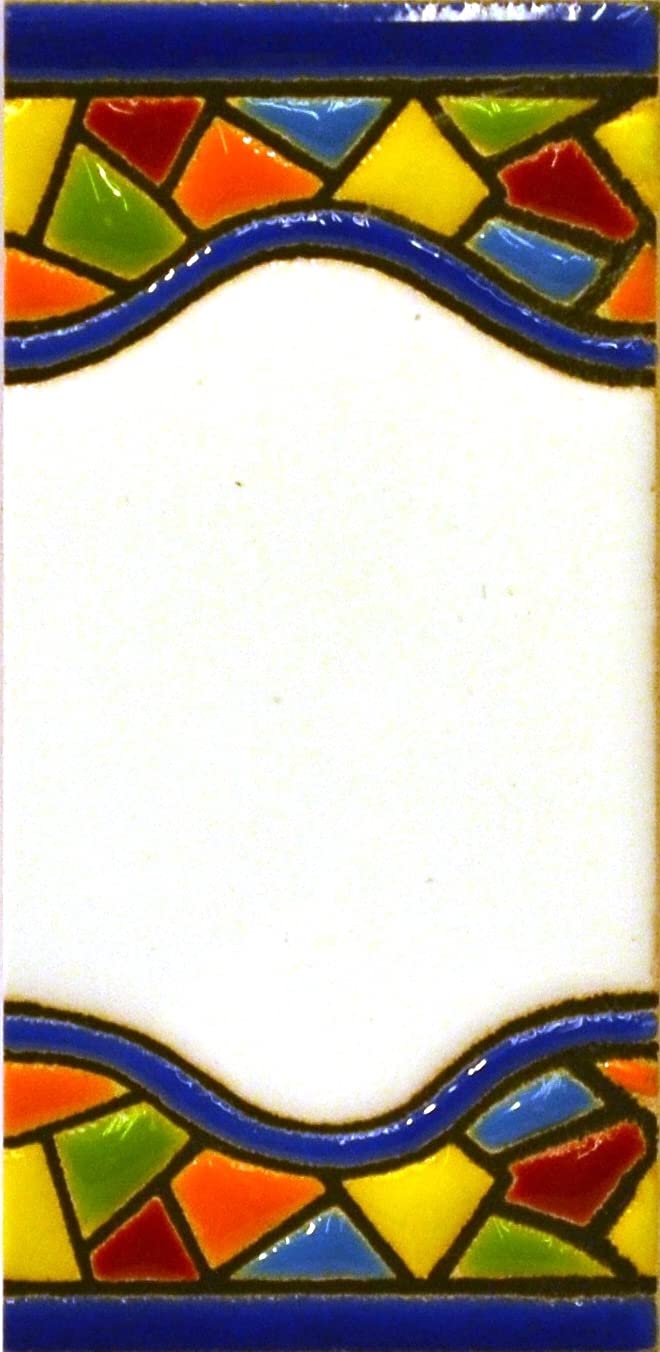 3 Inch Handpainted House Letter Tiles - Custom Address Numbers & Names for Home Signs - MOSAICO MINI Design 2.87
