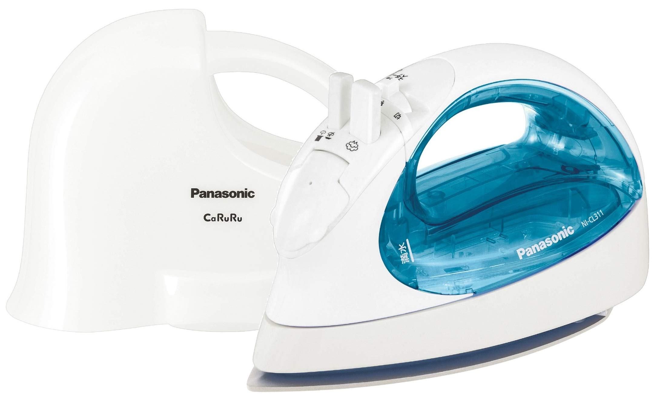 Panasonic NI-CL311-A Compact Cordless Steam Iron - Lightweight & Powerful for Wrinkle-Free Clothes | Perfect for Travel, Home & Office Use | Ships from Japan (Blue)