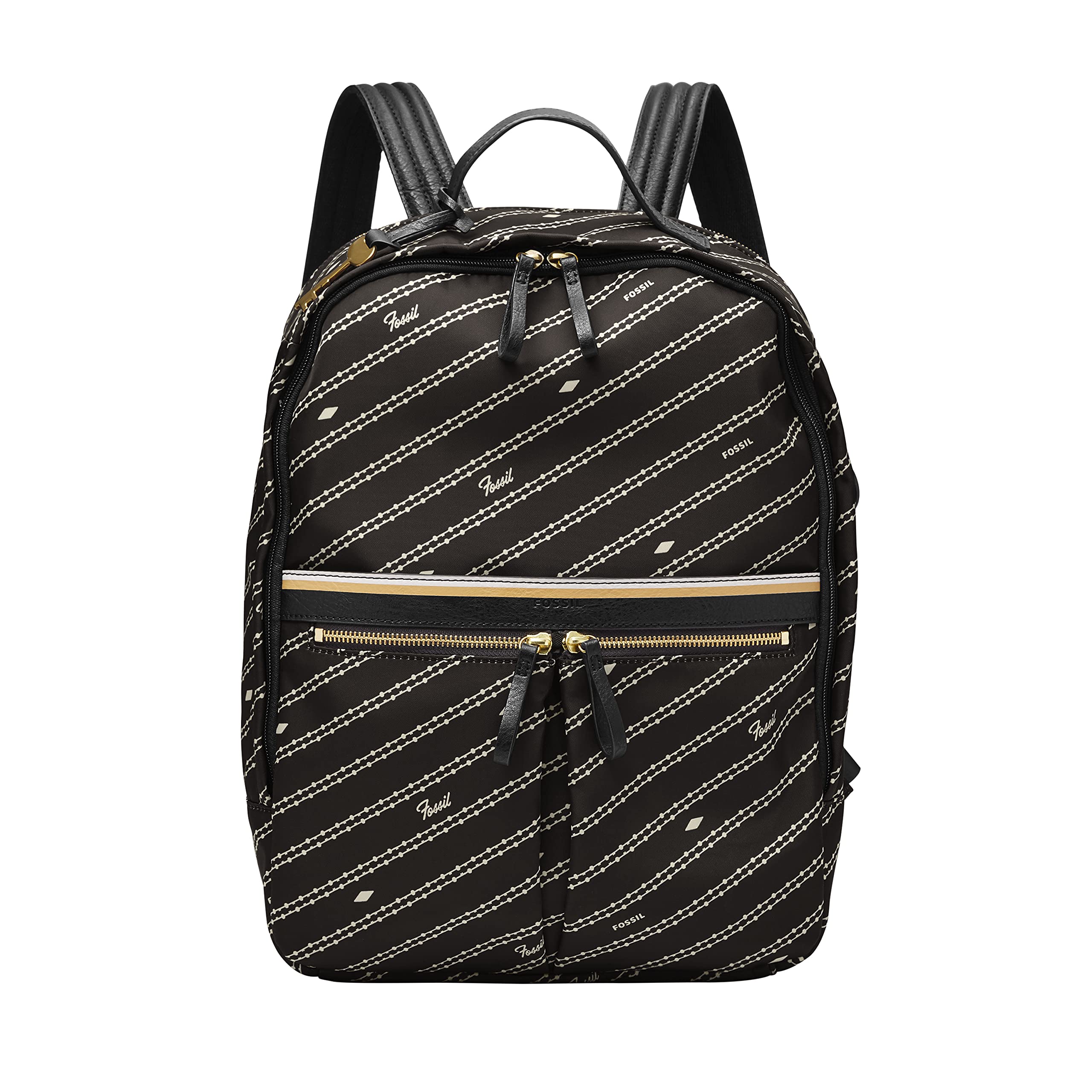 Fossil Women's Tess Genuine Leather Laptop Backpack Purse - Stylish Work Bag for Business, Travel & College - Fits 15 Inch Laptop & Essentials