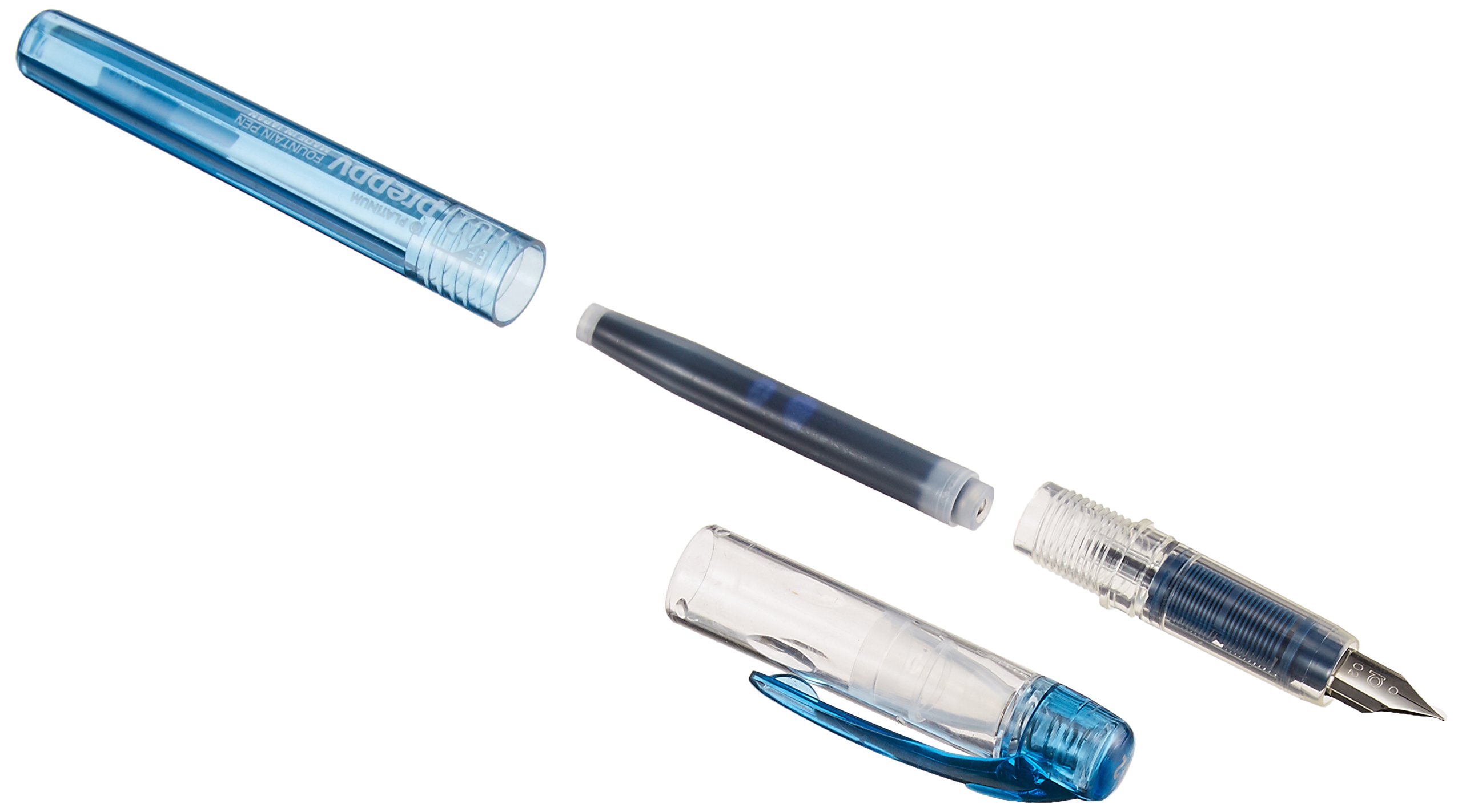 Platinum Preppy Fountain Pen 02 Extra-Fine Nib - Blue Black Ink for Smooth Writing | Perfect for Calligraphy, Note Taking & Gift Giving