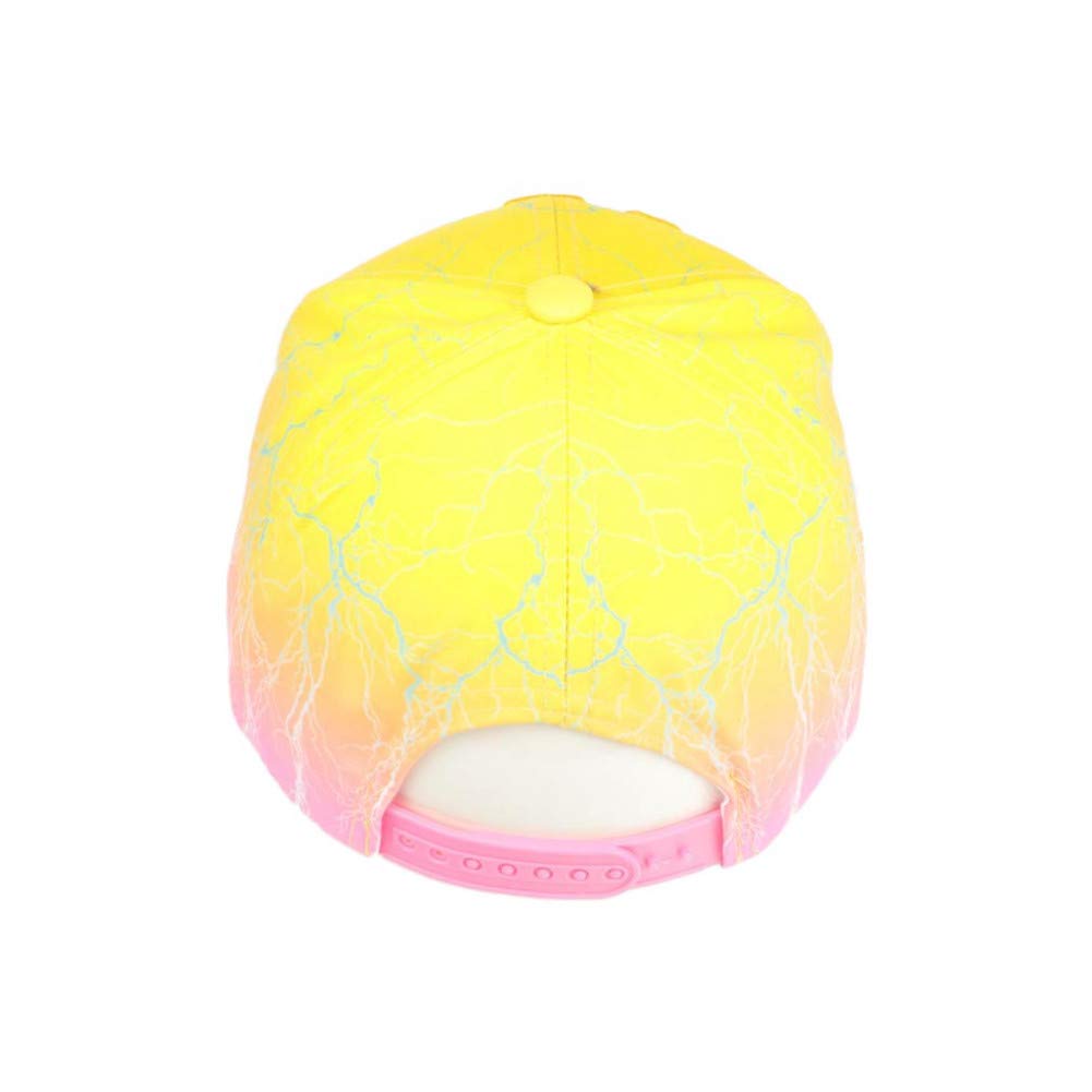 Original NY Yellow & Pink Fashion Baseball Cap for Men - Stylish & Trendy Unisex Hat for Casual Wear, Sports, and Street Fashion