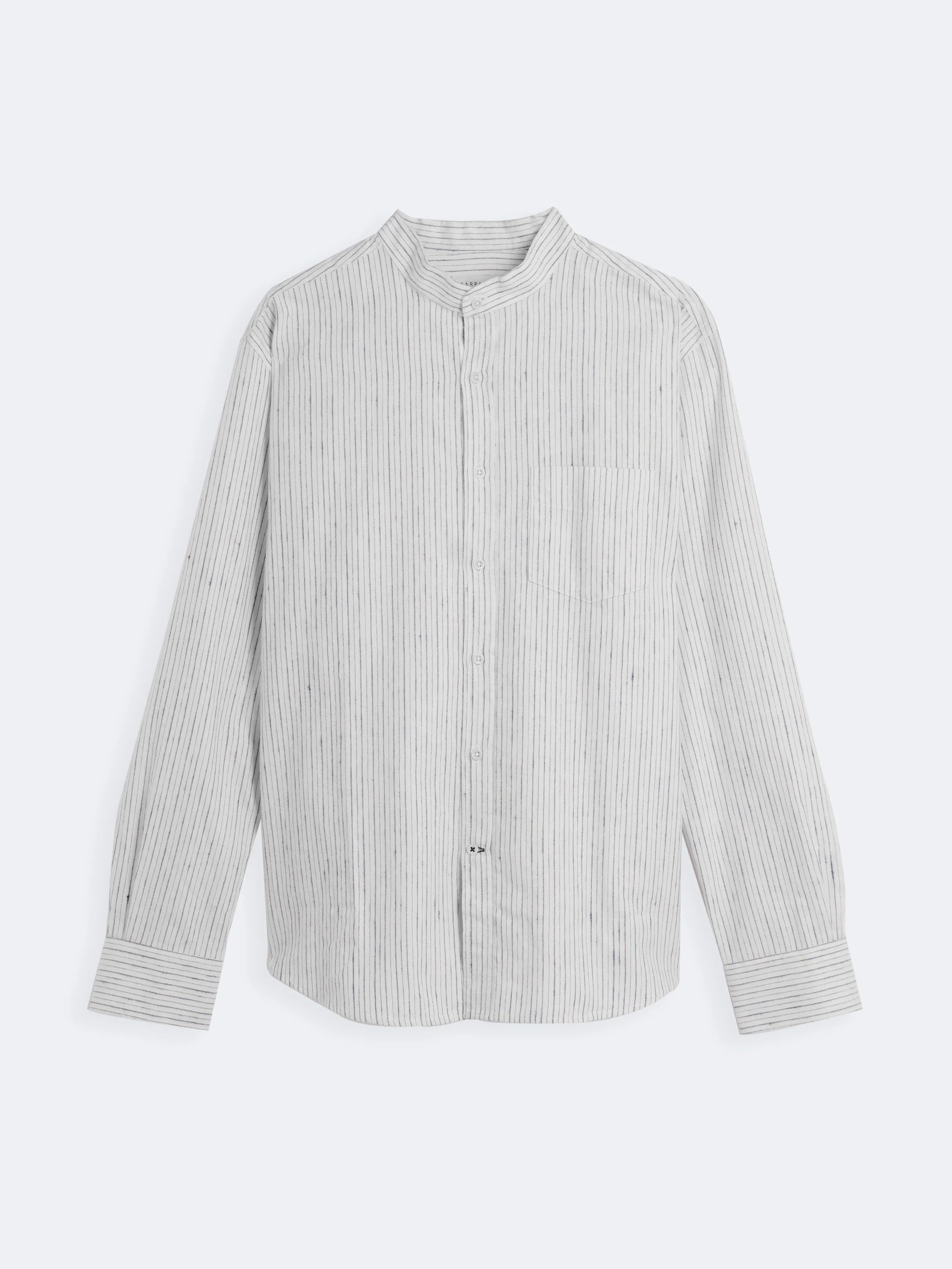 Premium Flannel Shirt for Men - Soft Plaid Button-Down Shirt in White & Blue | Perfect for Casual Wear, Outdoor Adventures & Cozy Winter Fashion