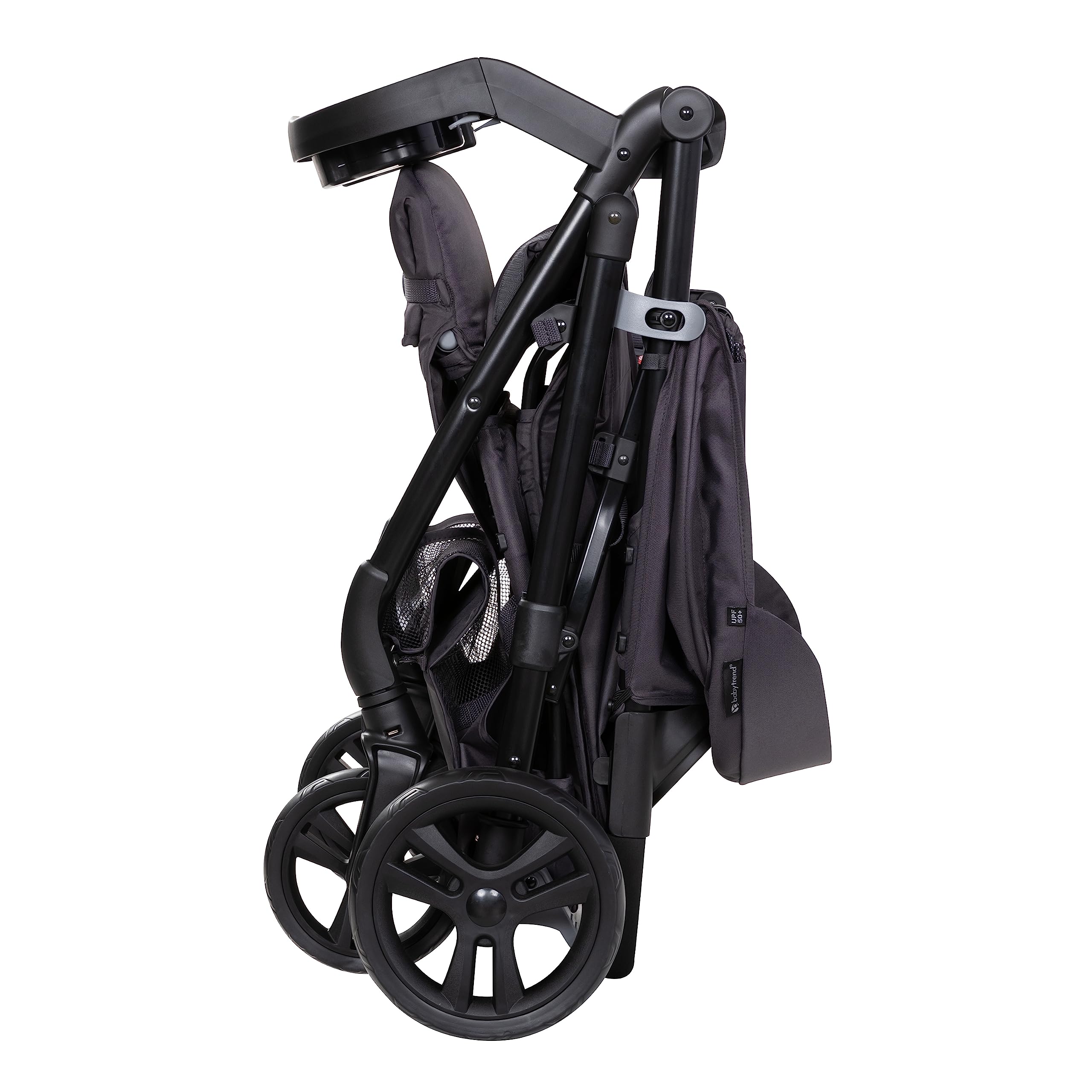 Baby Trend Passport® Stroller Travel System with EZ-Lift™ Infant Car Seat - Lightweight & Compact for Airplane Travel, Perfect for Newborns to Toddlers, Dash Black | Ideal for Family Outings, Shopping & Vacations