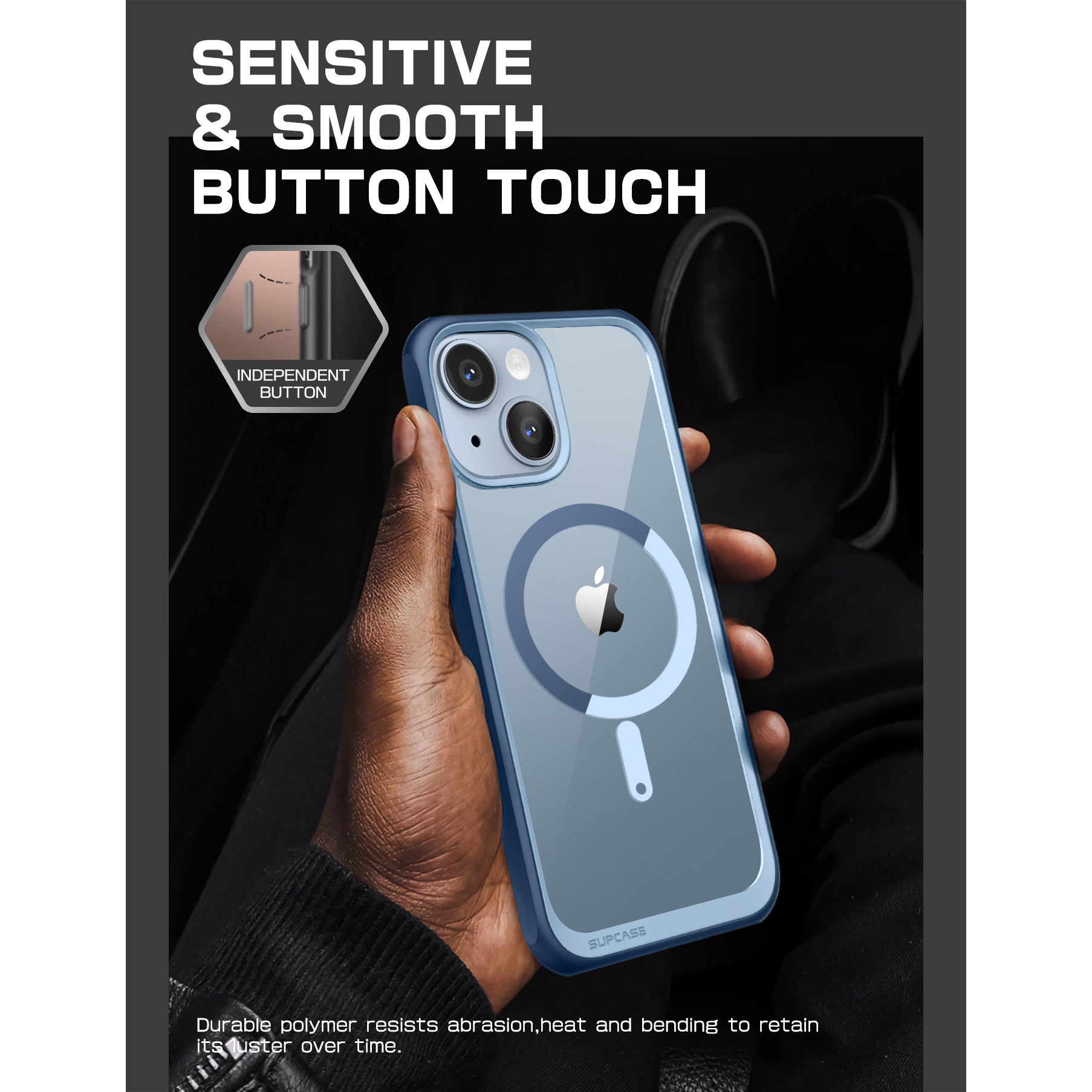 iPhone 14 Plus Case 6.7 Inch - Unicorn Beetle MAG Slim Clear Protective Cover with MagSafe Compatibility | Shockproof & Scratch Resistant | Perfect for Everyday Use, Travel & Outdoor Activities