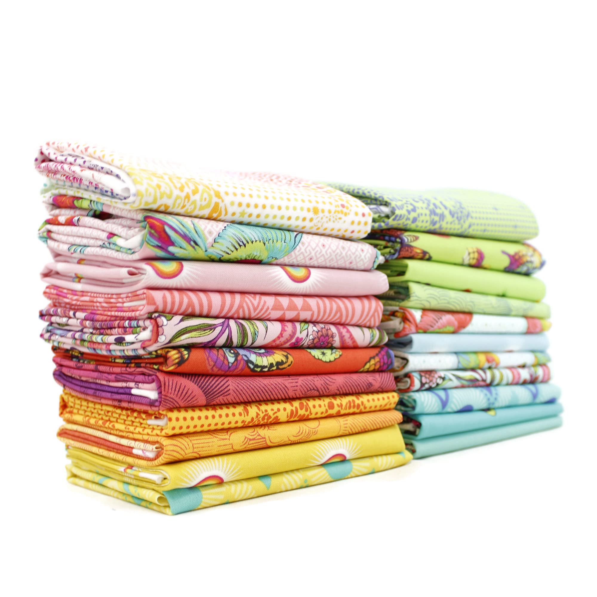 Tula Pink Daydreamer Fat Quarter Bundle - 22 Pieces (18x21 inches / 45.72x53.34 cm) Premium Quilting Fabric for DIY Projects, Patchwork & Home Decor by Free Spirit | Perfect for Quilts, Pillows & Crafting