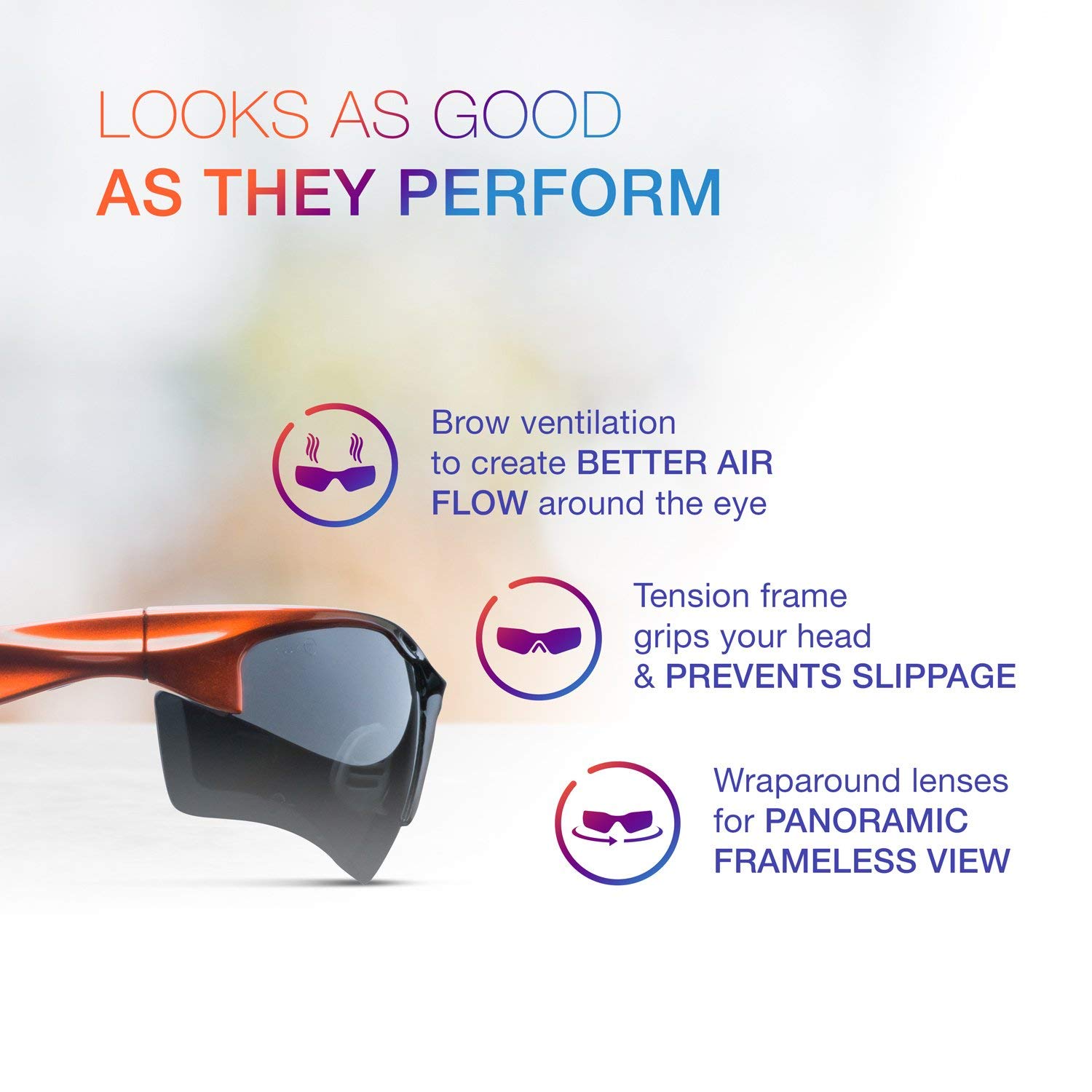 ToolFreak Polarized Rebel Safety Glasses - ANSI Z87.1-2015 Certified, U6 UV Protection - Dark Smoke Tinted Lens for Outdoor Work, Cycling & Driving - Anti-Fog, Secure Fit & Distortion-Free Vision - Includes Hard Case, Microfiber Cloth & Adjustable Neck Cord