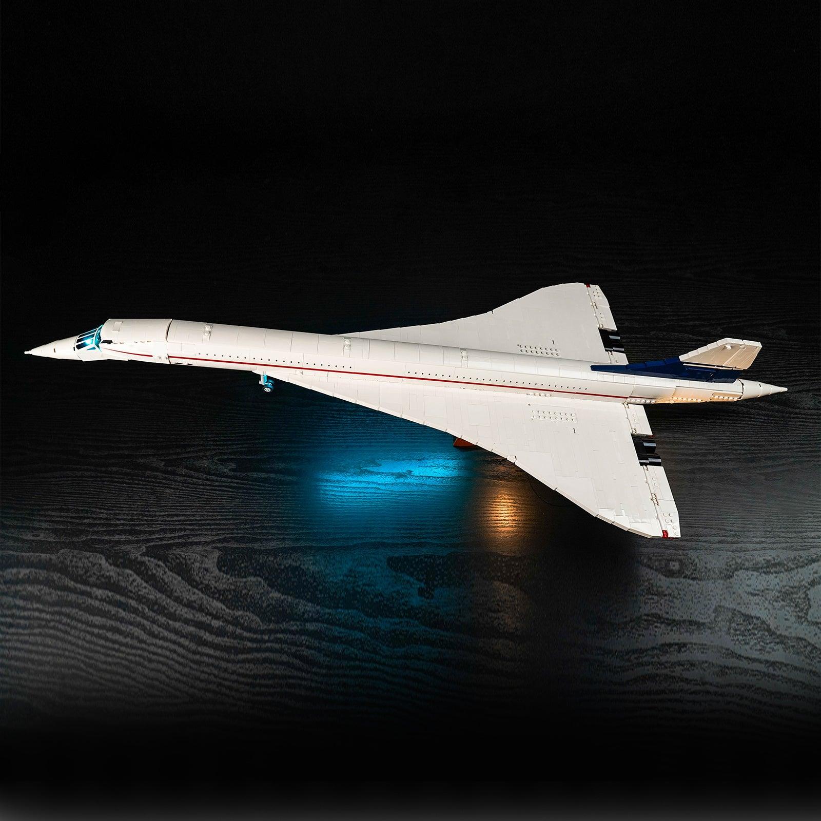 LED Lights Kit for Lego Concorde Icons 10318 - Enhance Your Model with Realistic Lighting Effects | Perfect for Display & Nighttime Play