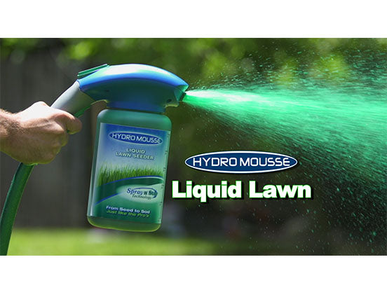 Hydro Mousse Liquid Lawn - Instant Grass Seed Spray for Fast Lawn Repair & Green Up - Perfect for Patches, Bare Spots & Dog Damage - Easy to Use for Homeowners & Landscaping