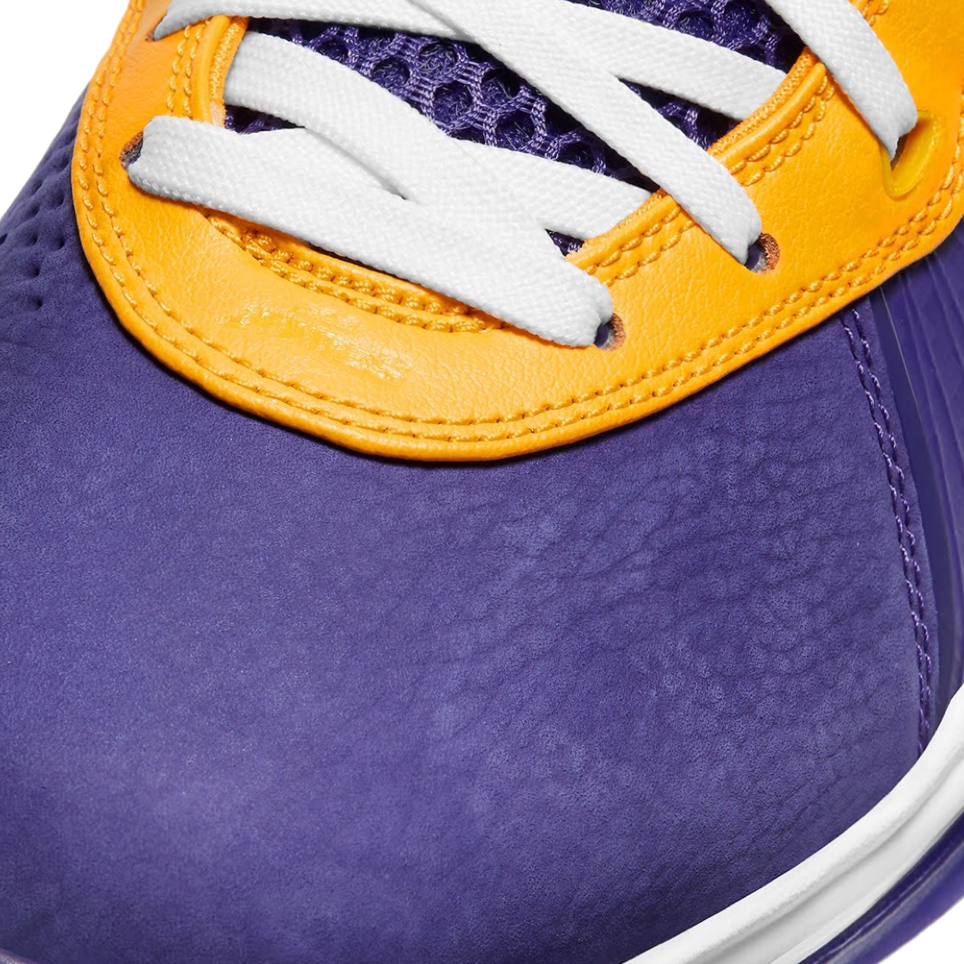 Nike LeBron VIII QS Basketball Shoes - Lakers Court Purple & University Gold - Perfect for NBA Games, Streetwear & Sneaker Collectors