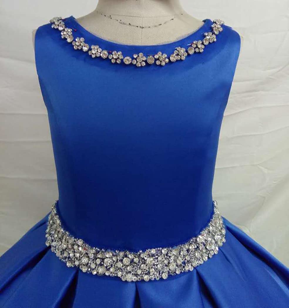 Girls' Formal Pageant Interview Dress - Knee-Length Suit for Kids' Special Occasions, Parties & School Events | Elegant Party Wear for Pageants, Recitals & Celebrations