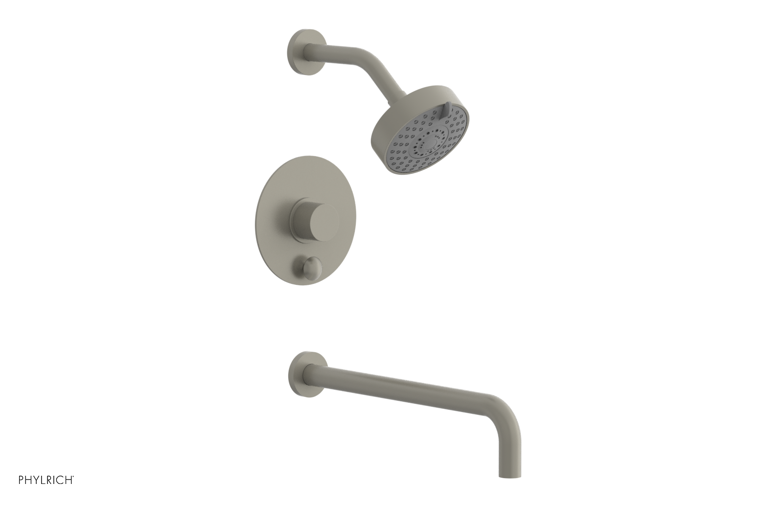 BASIC II 14 Pressure Balance Tub and Shower Faucet Set - Chrome Finish - 230 27 14 - Perfect for Bathroom Renovation and Modern Home Upgrades