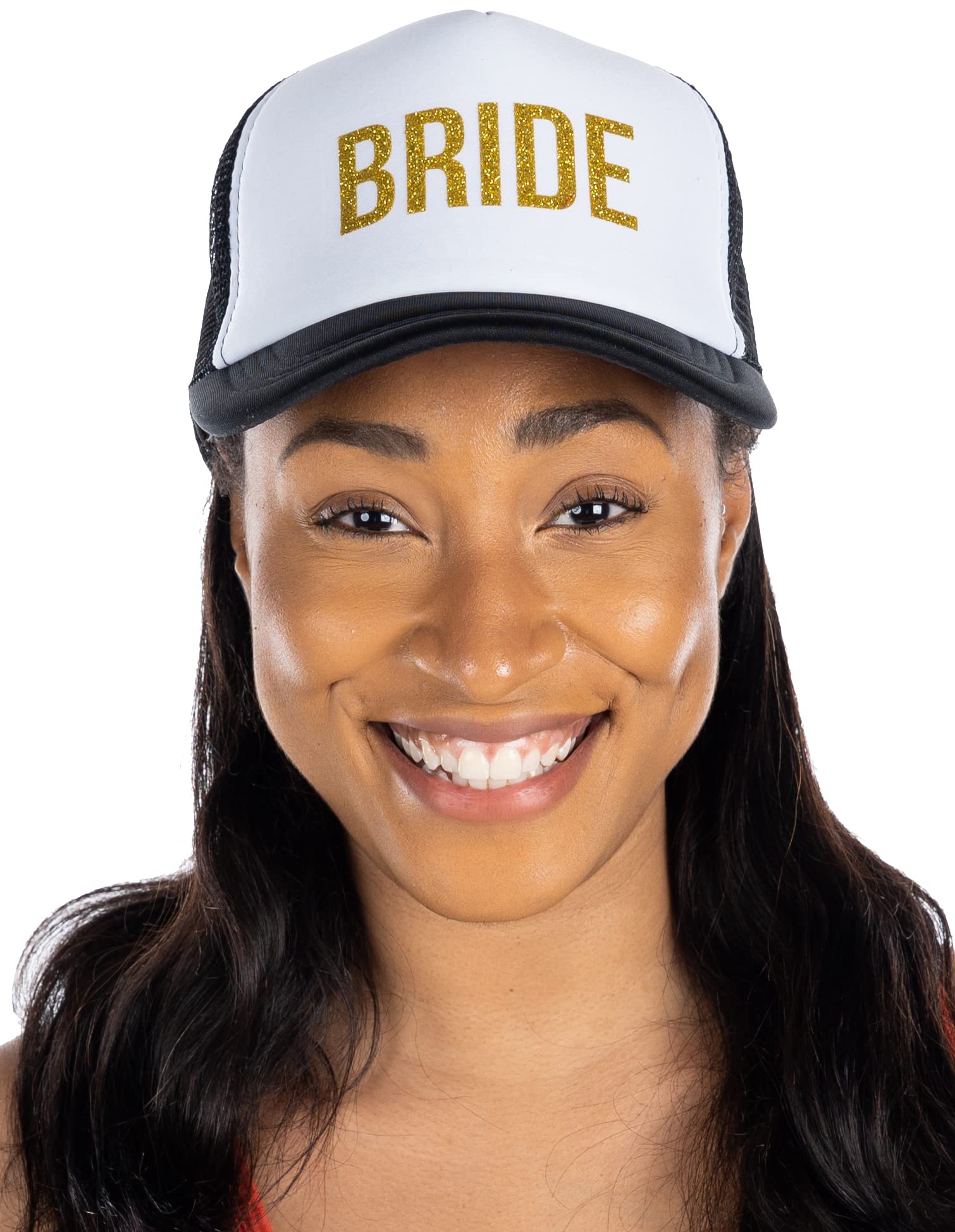 Funky Junque Bride Tribe Squad Trucker Hats - Stylish Wedding Party Accessories for Bachelorette Parties & Bridal Showers