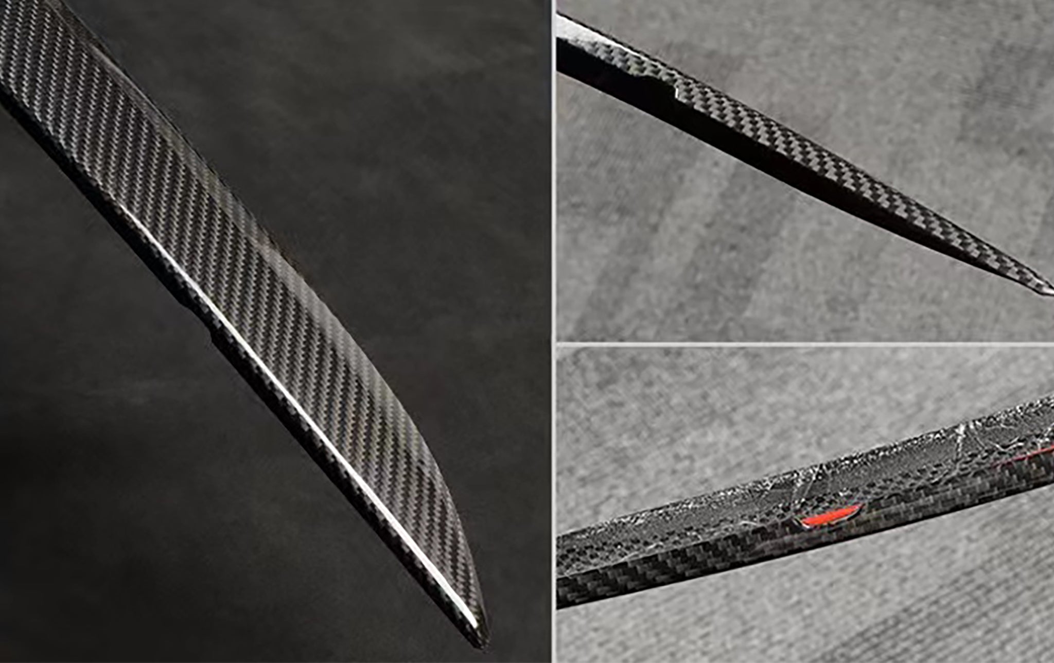 Premium Carbon Fiber Tailgate Trim Cover for 2021-2025 Tesla Model X - Durable & Stylish Rear Hatch Protection - Perfect for Car Enthusiasts & Tesla Owners