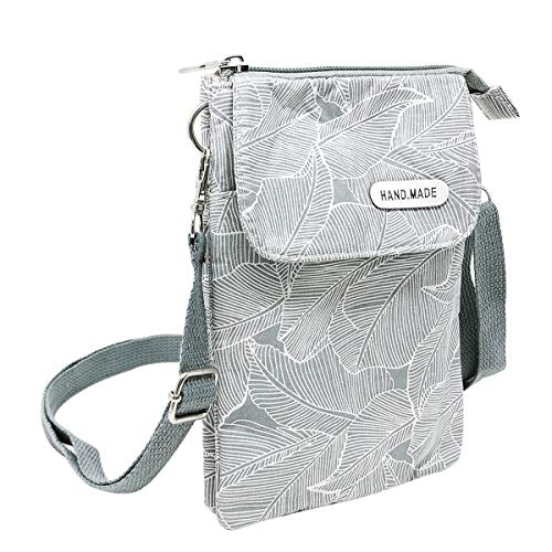 Front Flap / Gray Leaves
