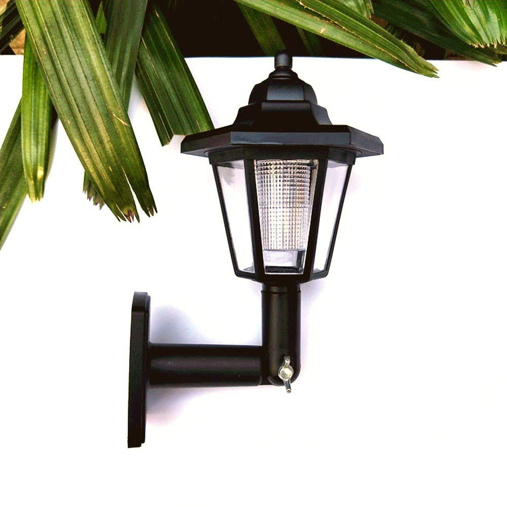 1Pcs Solar Panel LED Sensor Wall Light - Hexagon Outdoor Lamp for Garden, Pathway, Fence - Weatherproof & Energy Efficient Lighting for Home & Landscape Decoration